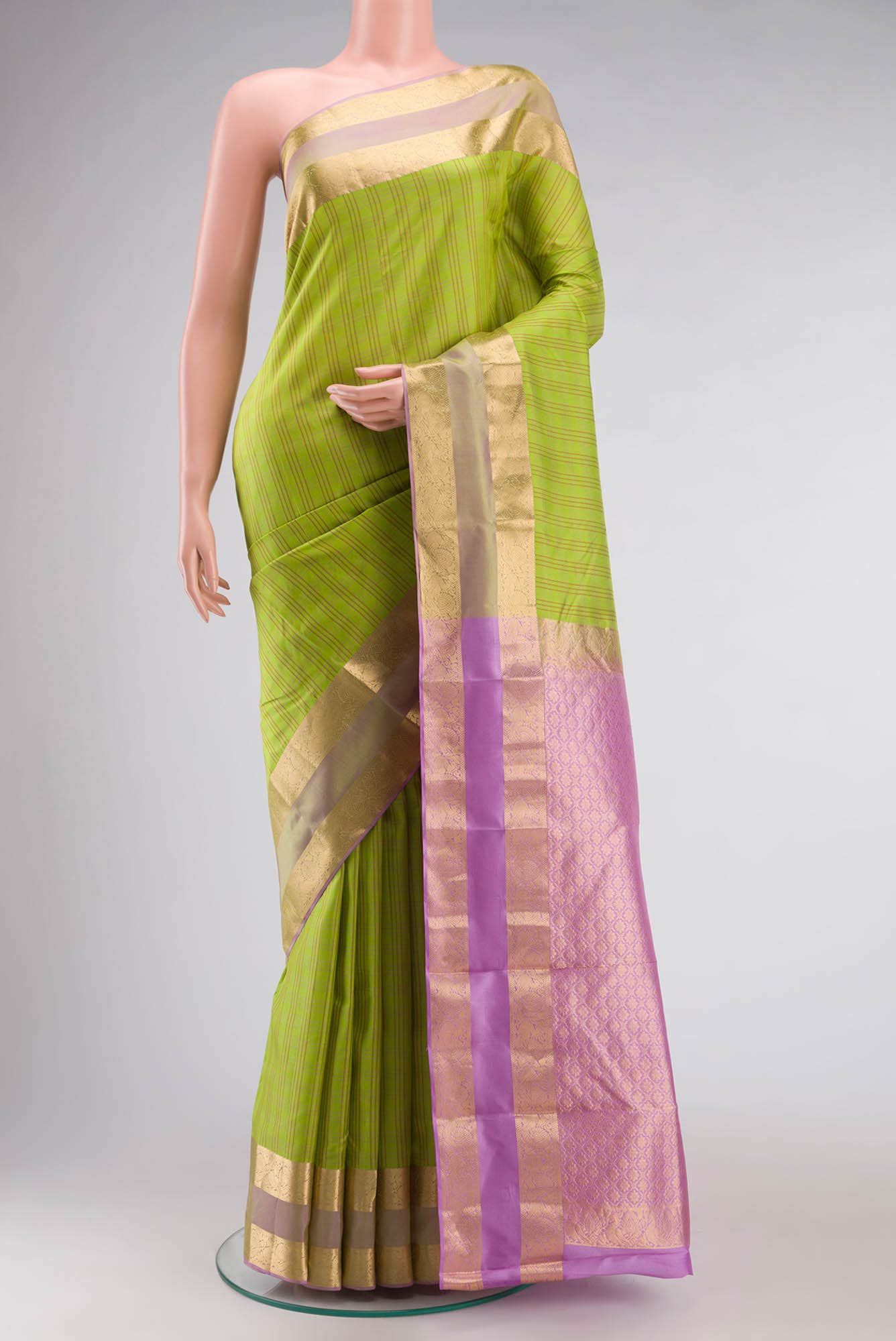 Green Kanchipuram Silk Saree