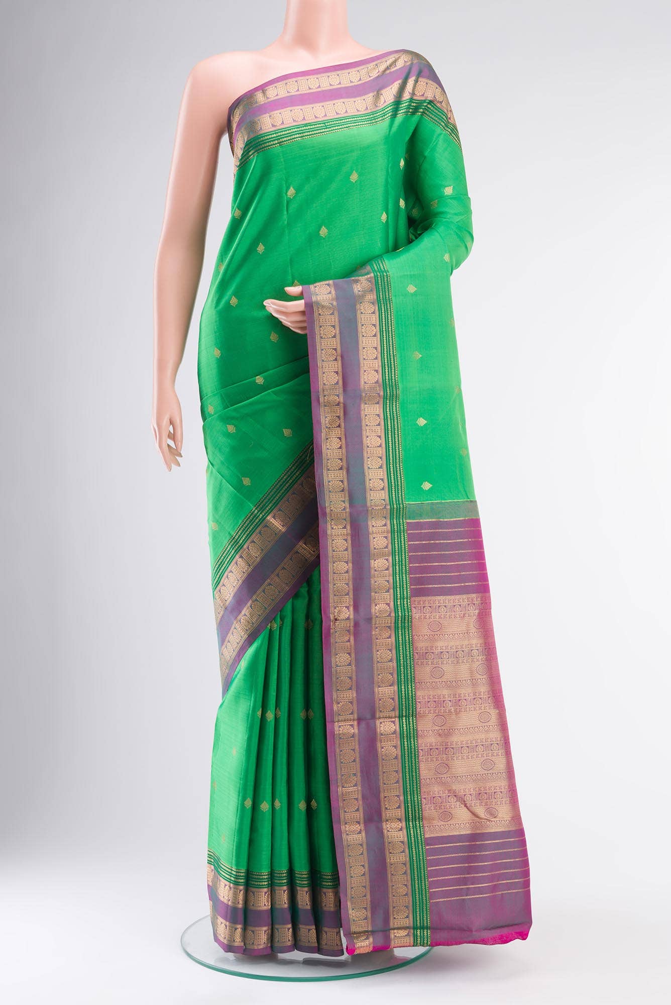 Green Kanchipuram Silk Saree