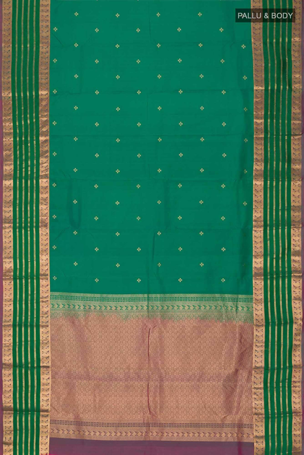 Green Kanchipuram Silk Saree