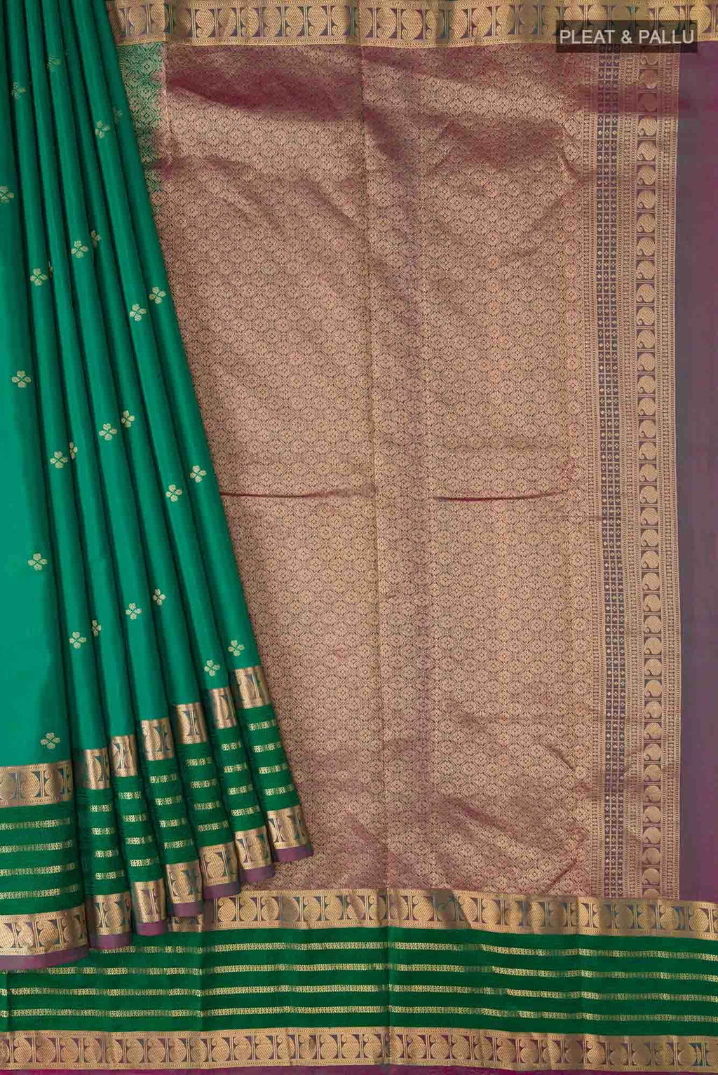 Green Kanchipuram Silk Saree