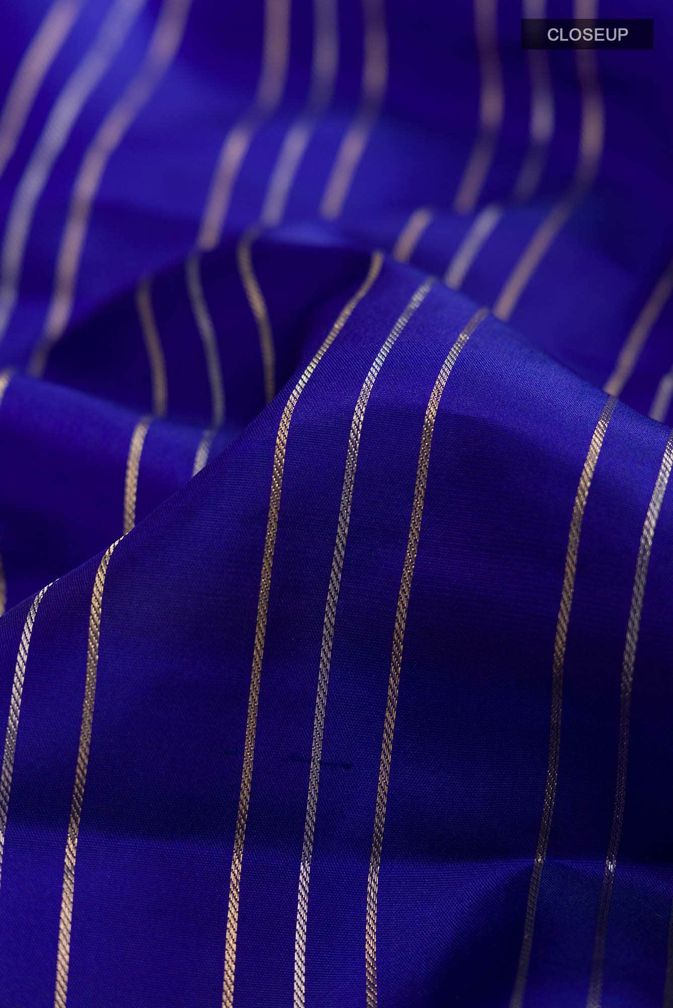 Blue Kanchipuram Silk Saree