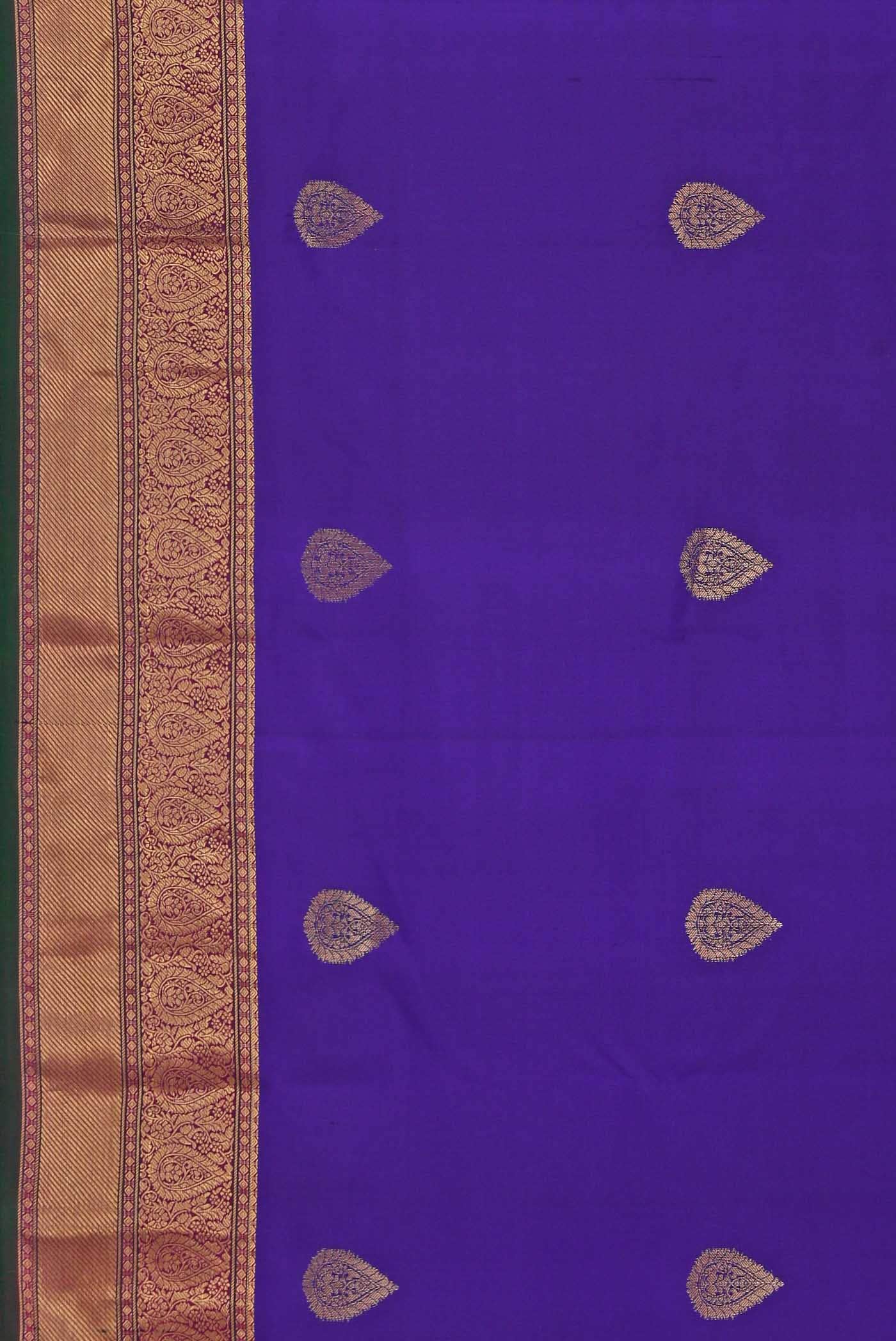 Blue Kanchipuram Silk Saree
