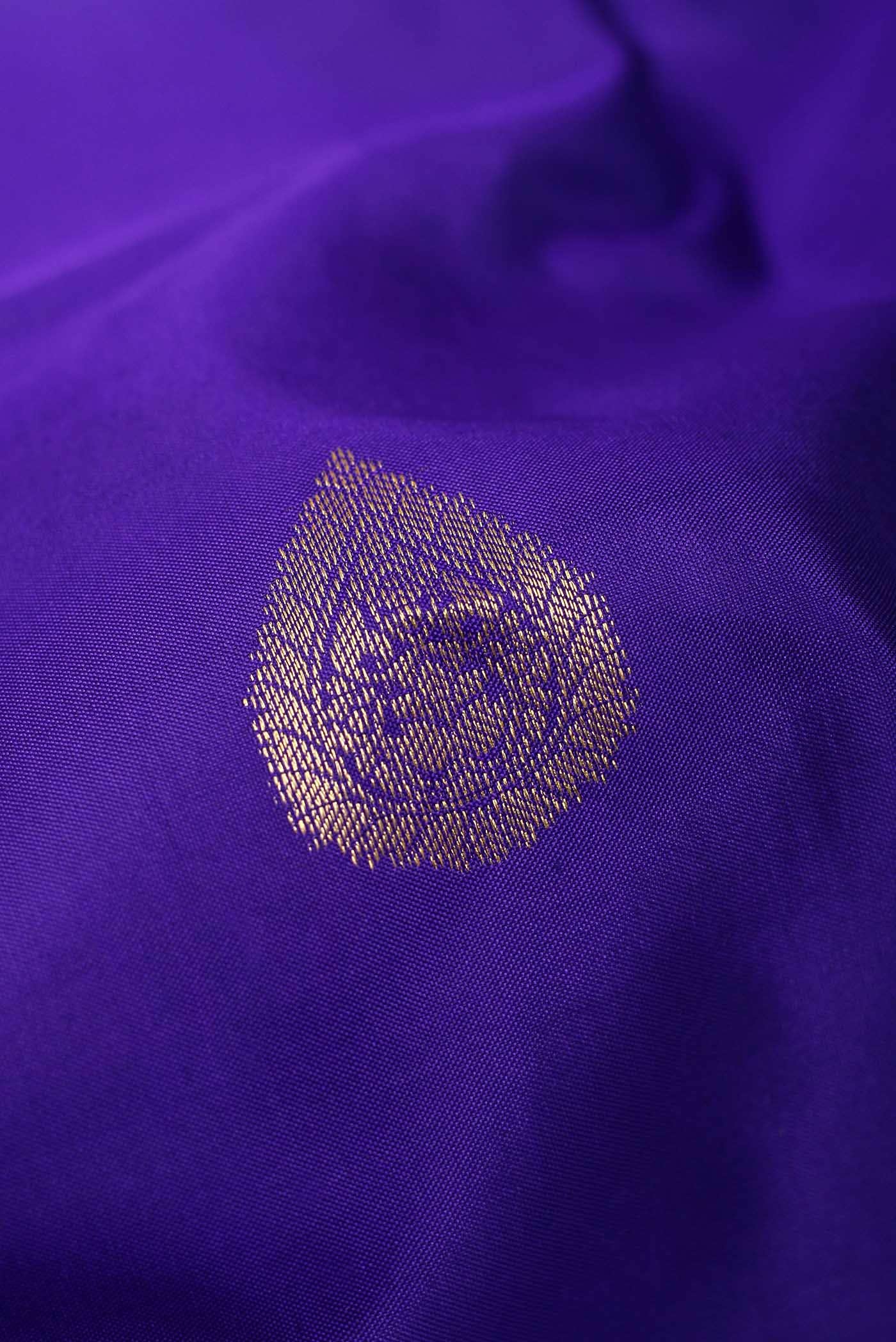 Blue Kanchipuram Silk Saree
