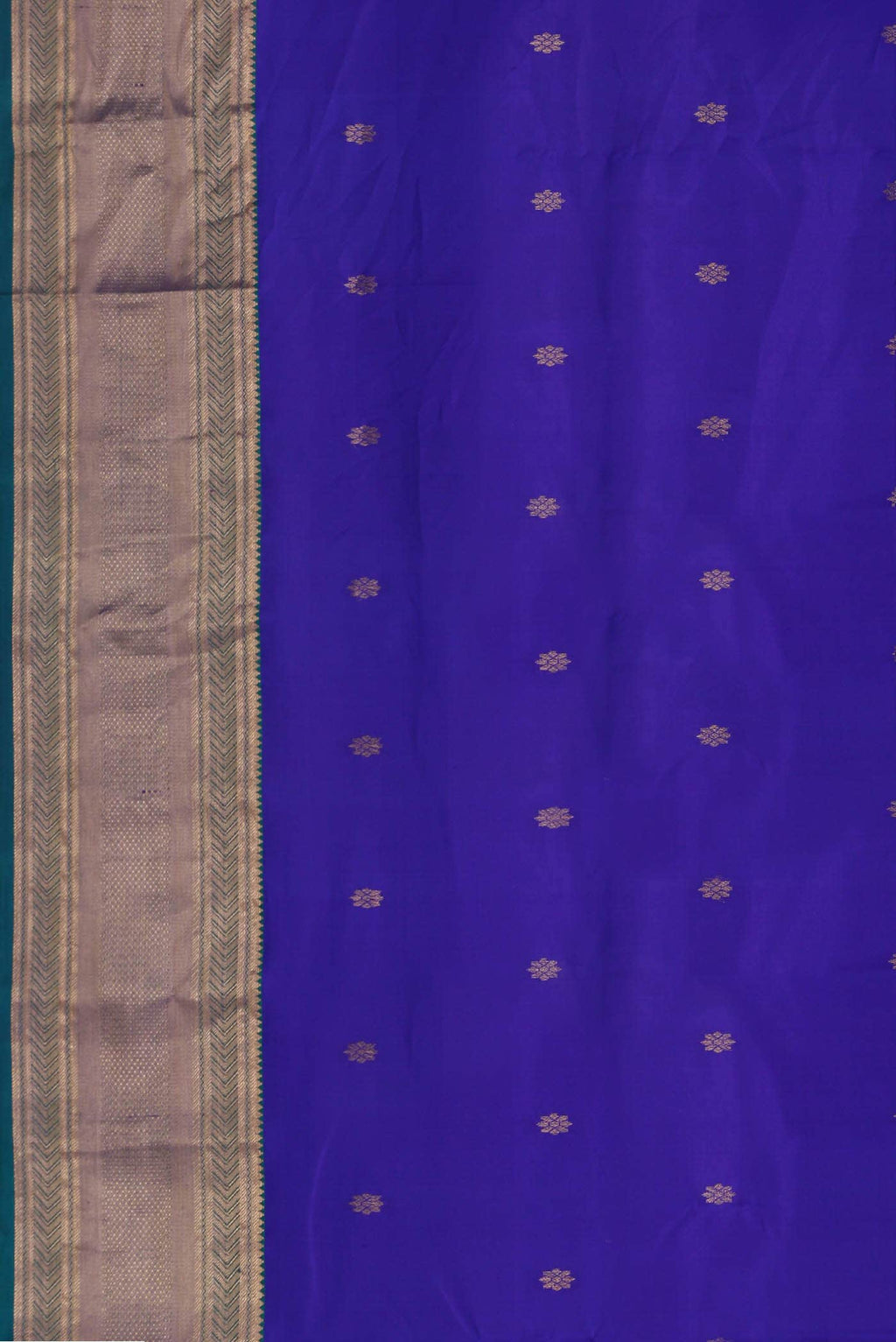 Blue Kanchipuram Silk Saree