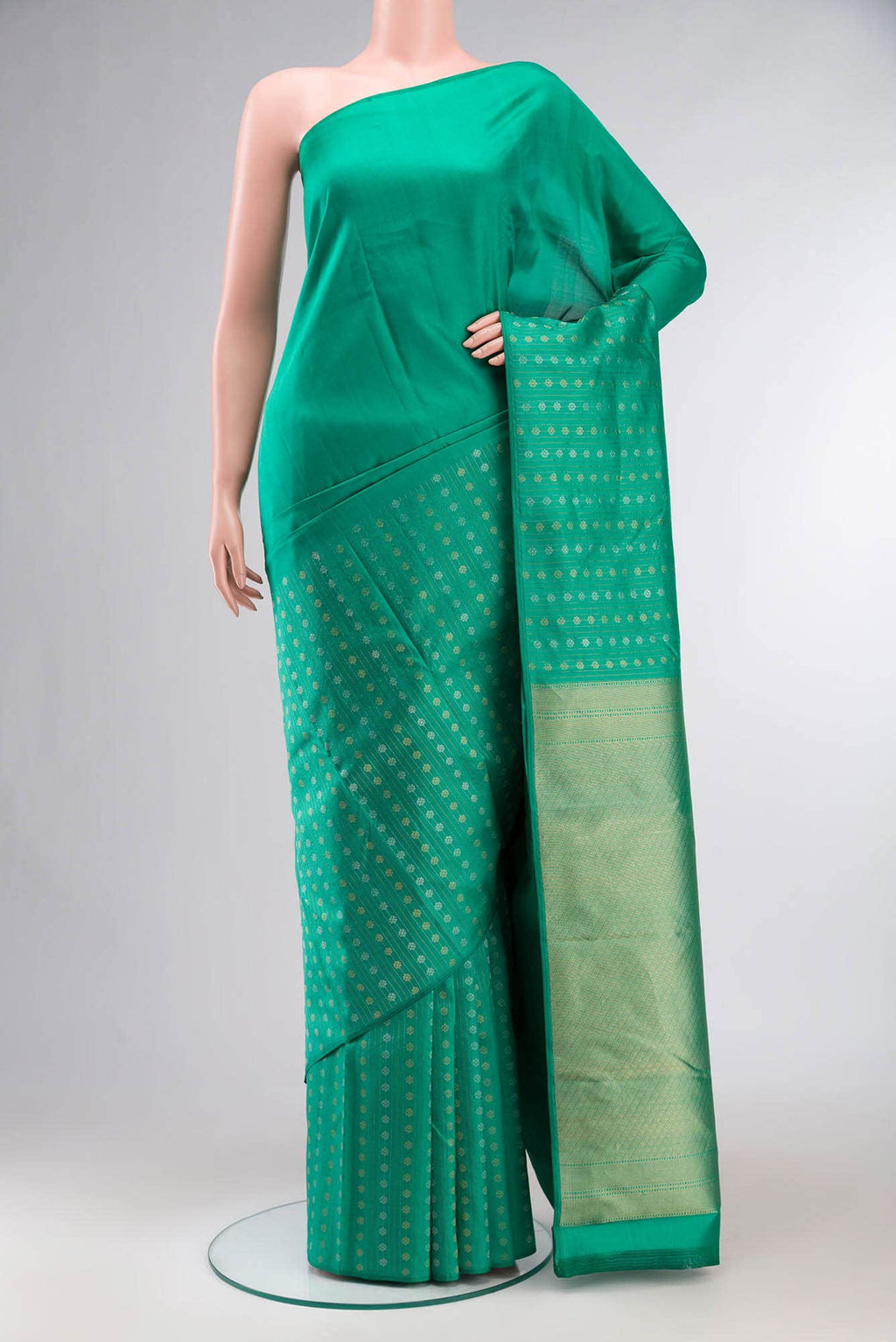 Green Kanchipuram Silk Saree