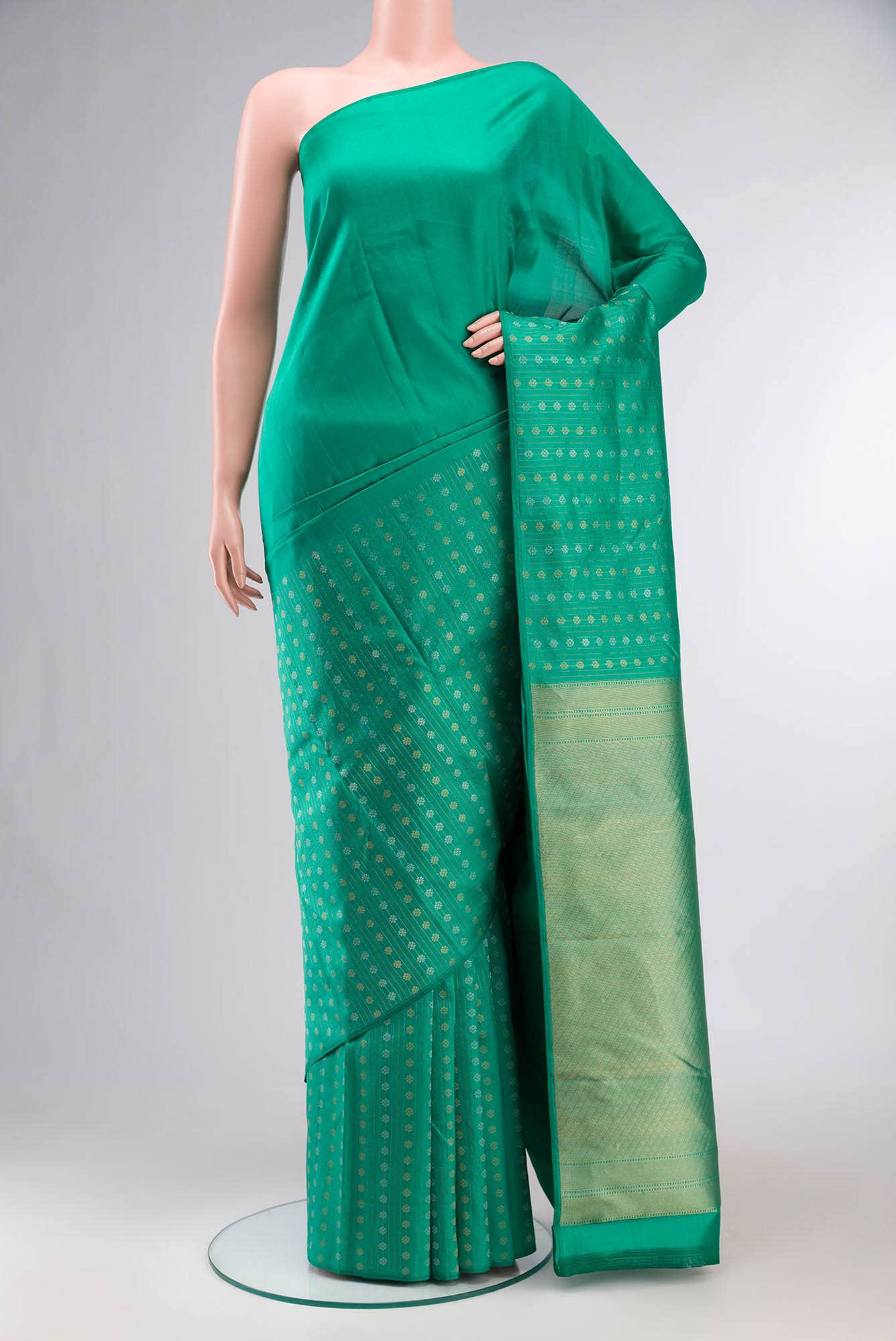 Green Kanchipuram Silk Saree