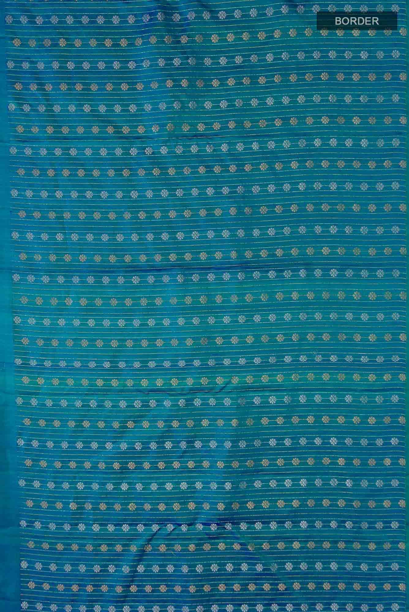 Blue Kanchipuram Silk Saree