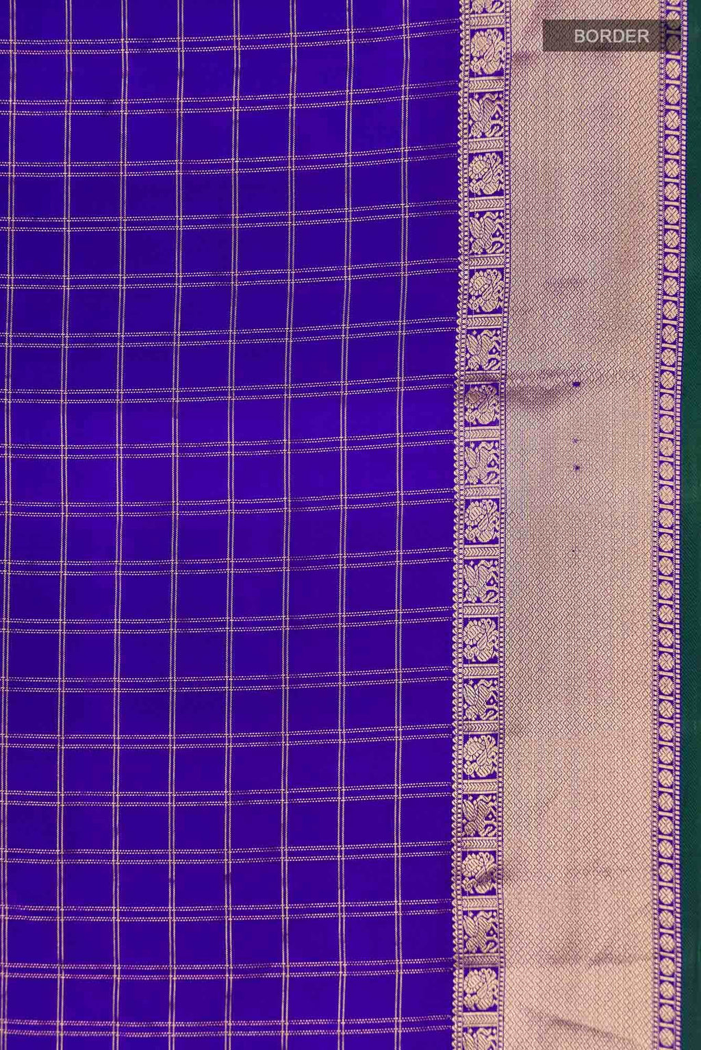 Blue Kanchipuram Silk Saree