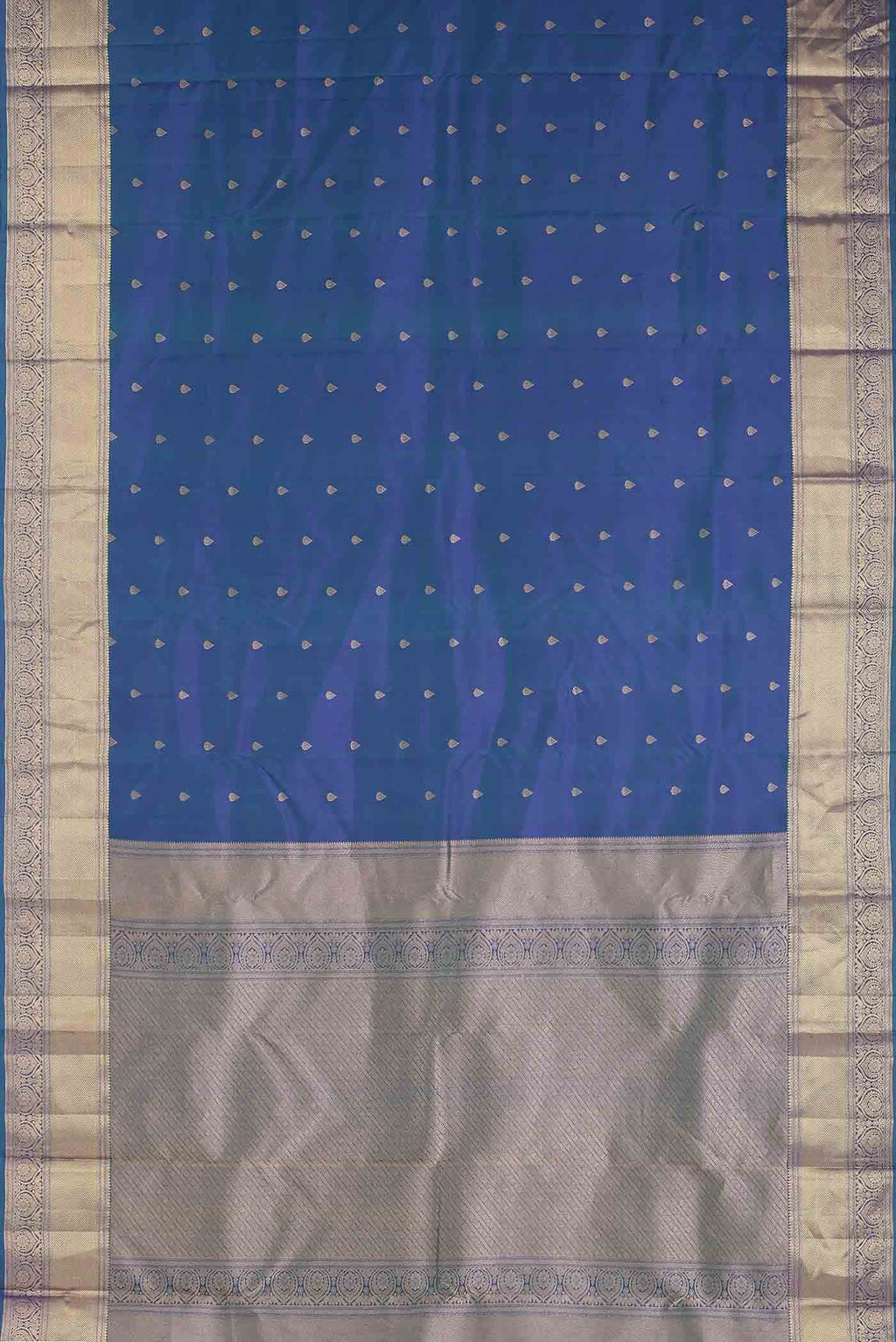Blue Kanchipuram Silk Saree