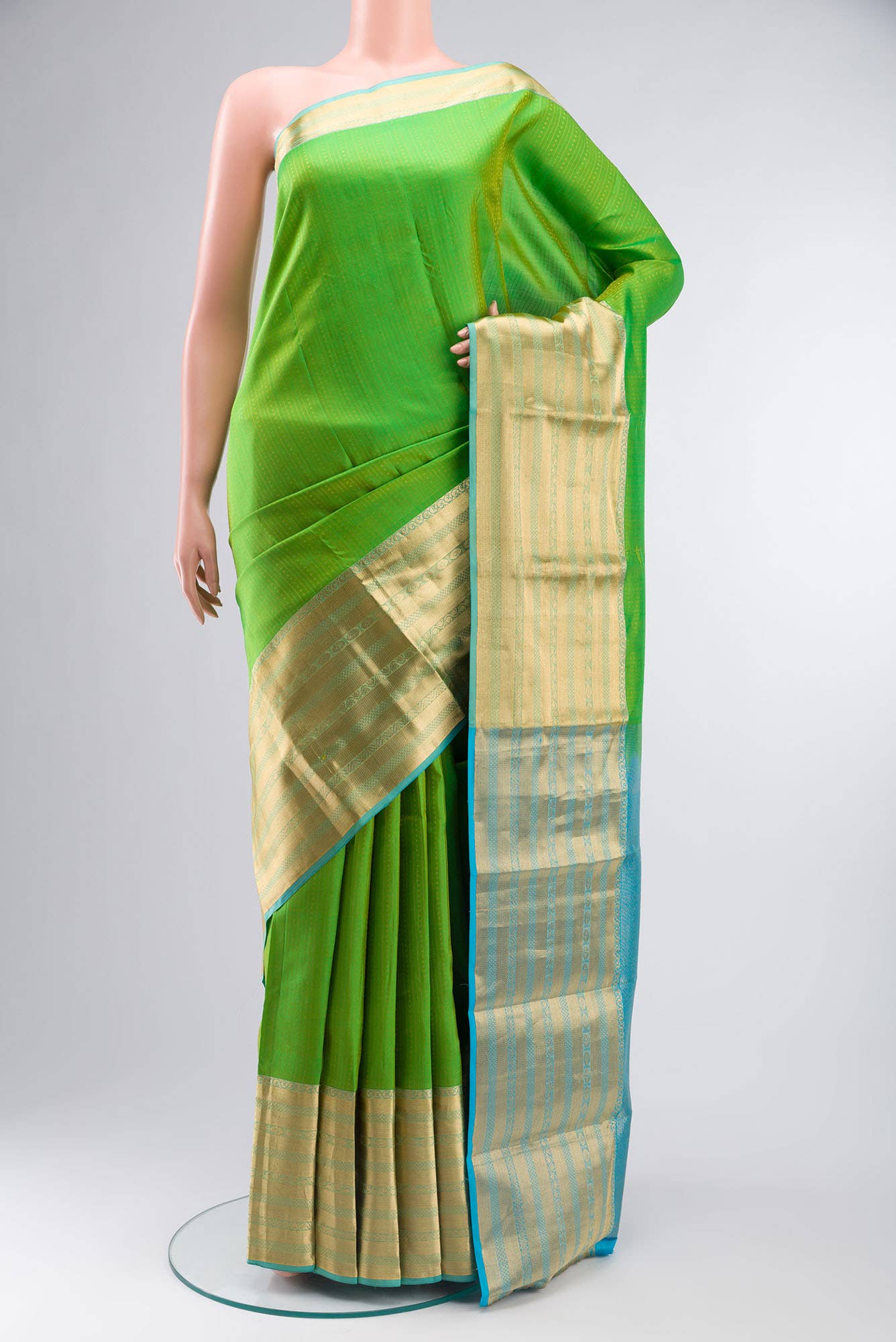 Green Kanchipuram Silk Saree