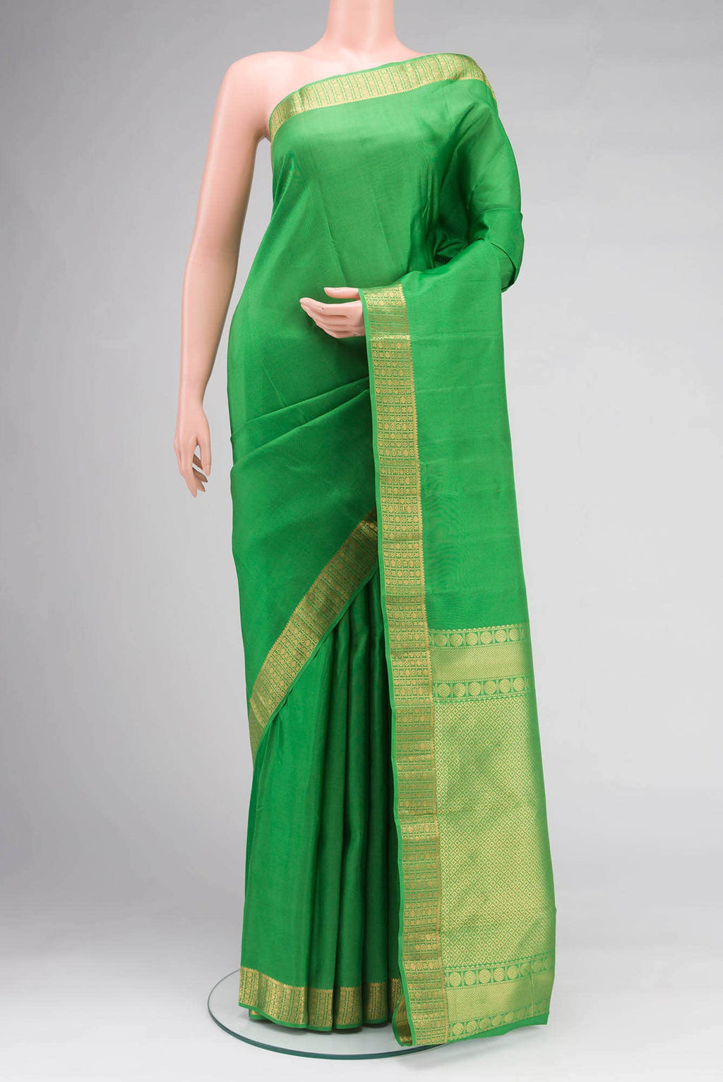 Green Kanchipuram Silk Saree