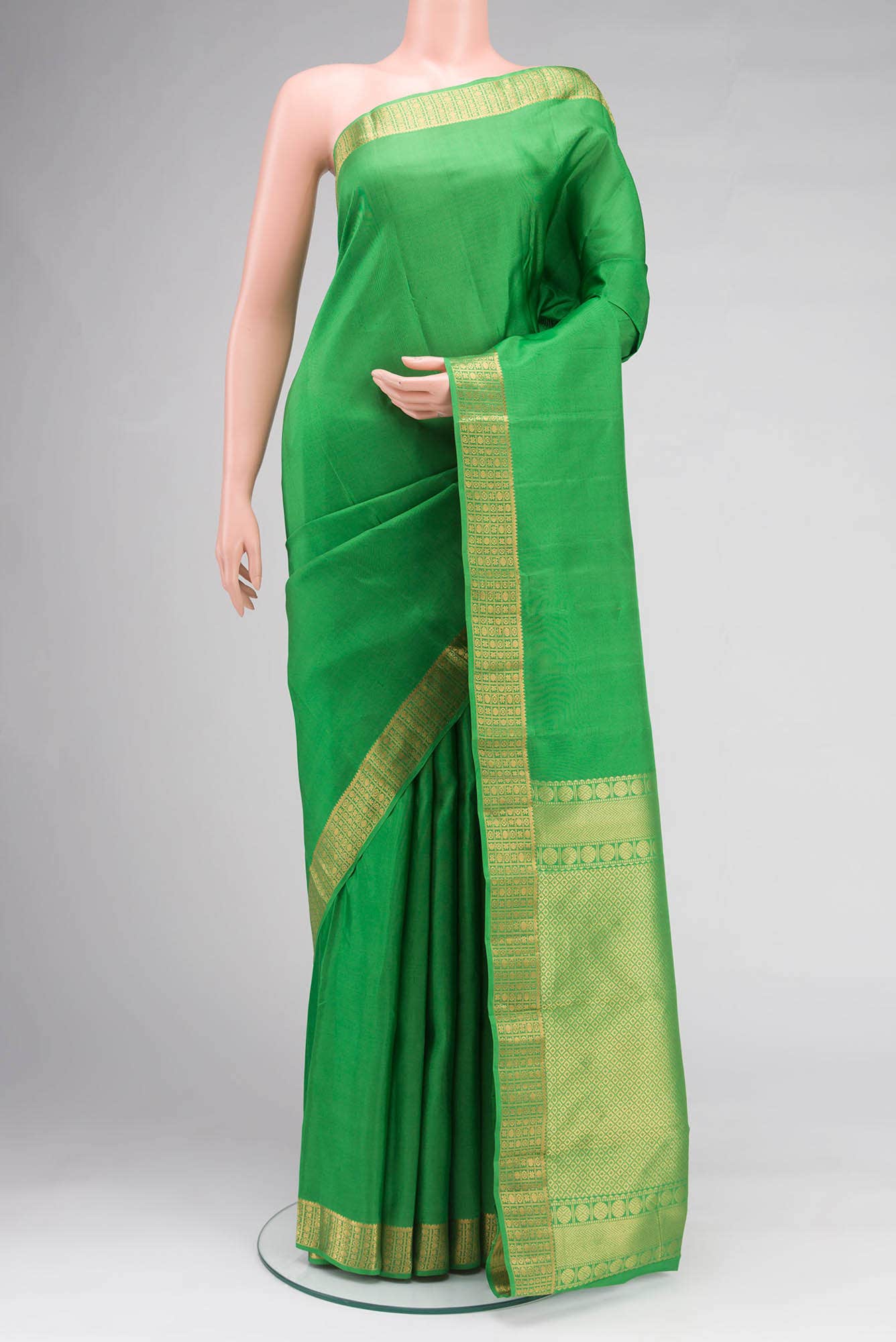 Green Kanchipuram Silk Saree