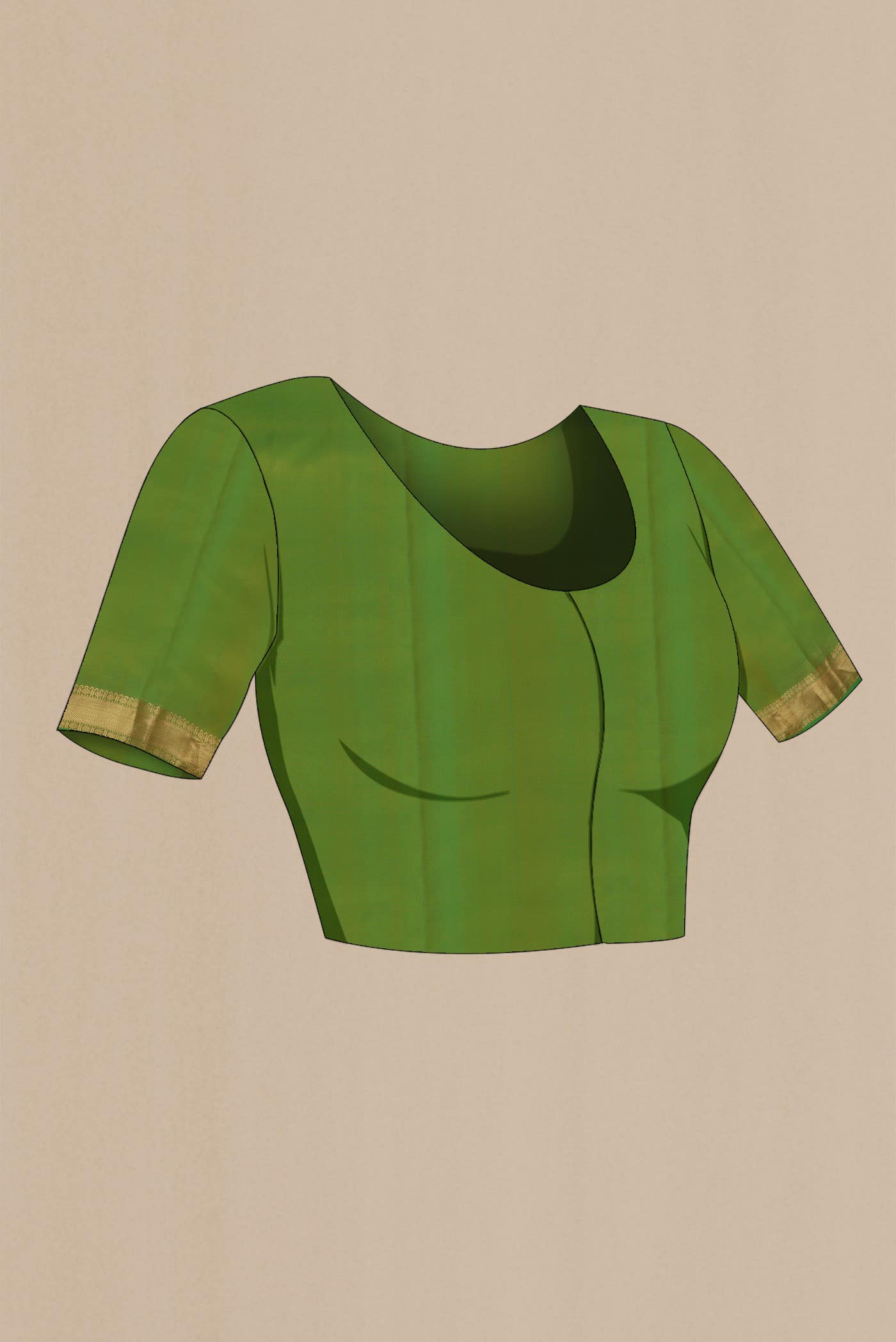 Green Kanchipuram Silk Saree