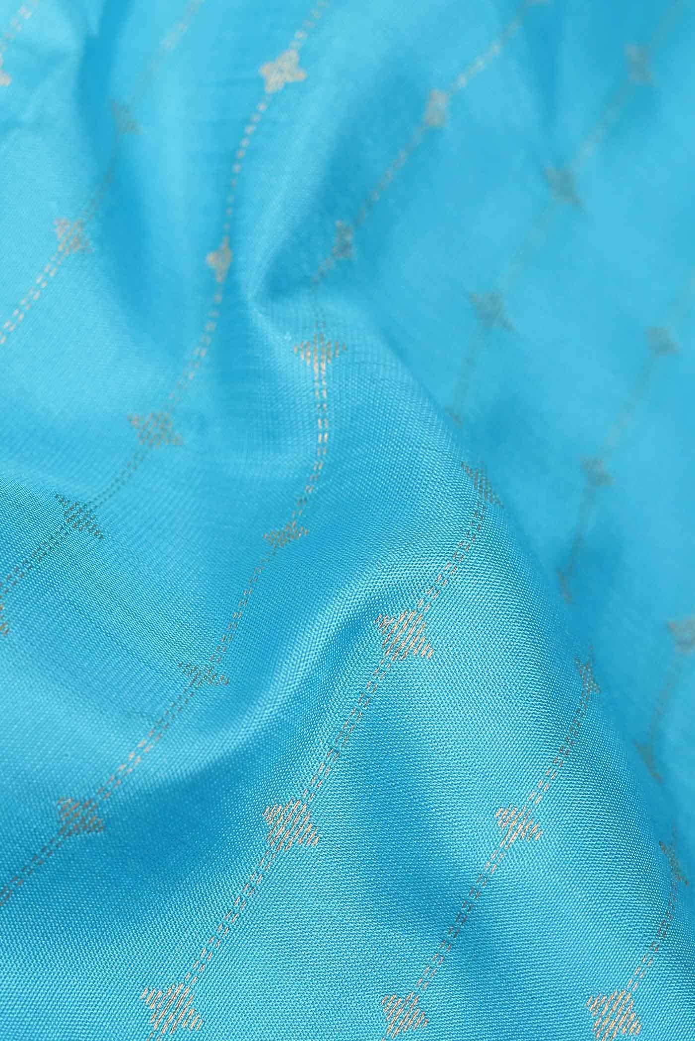 Blue Kanchipuram Silk Saree
