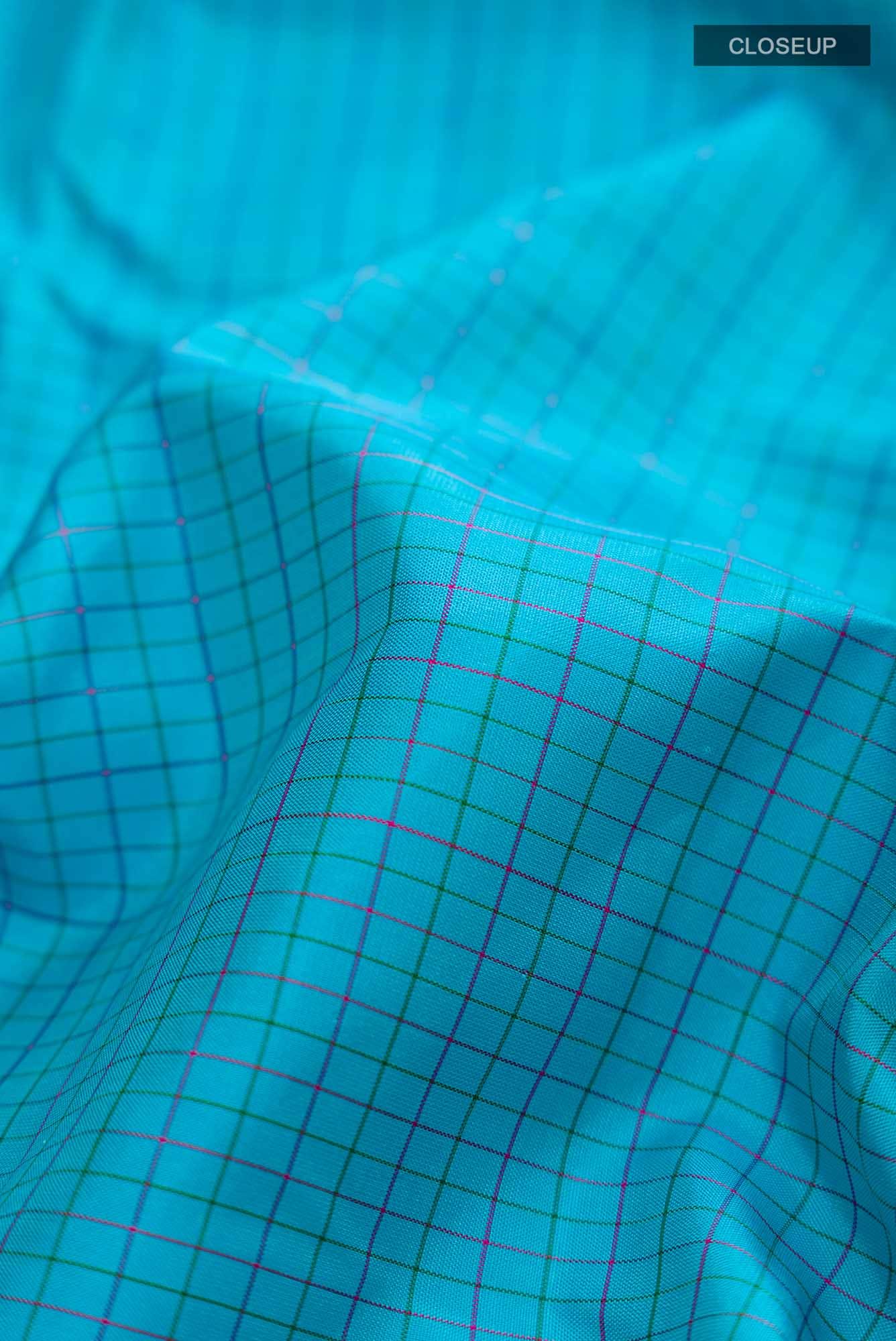 Blue Kanchipuram Silk Saree