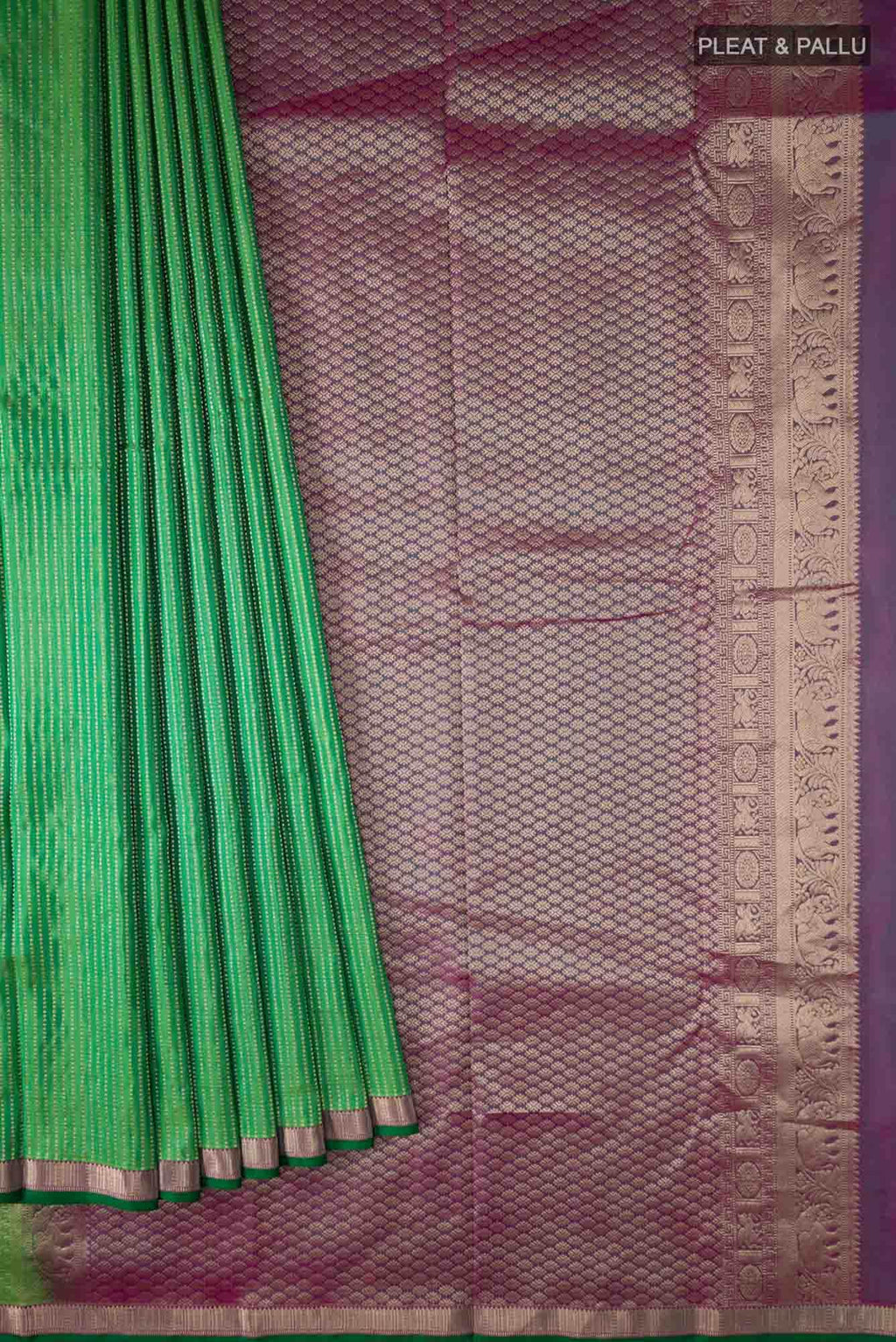 Green Kanchipuram Silk Saree