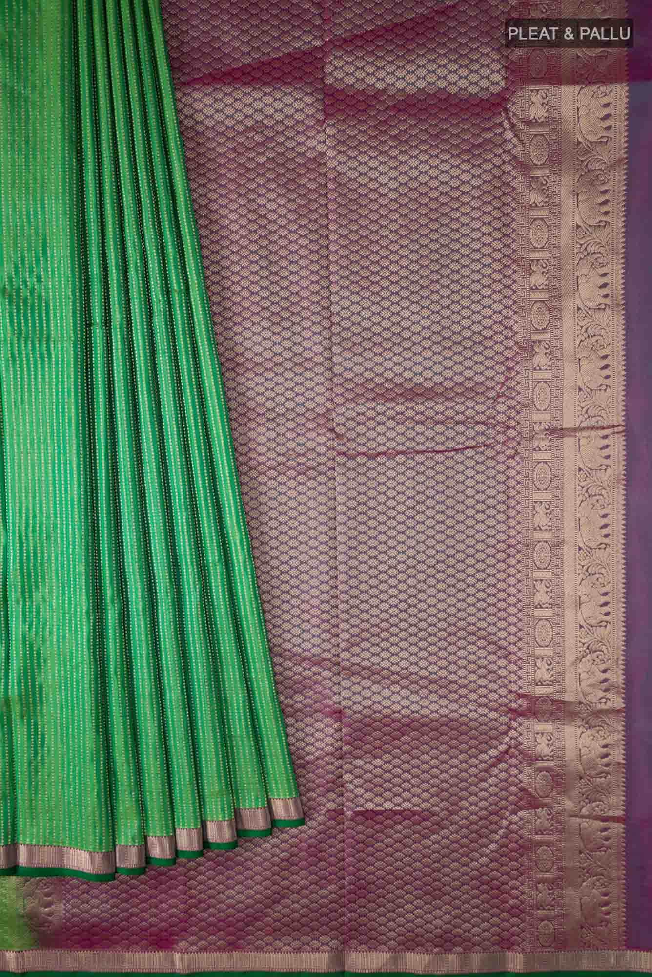 Green Kanchipuram Silk Saree