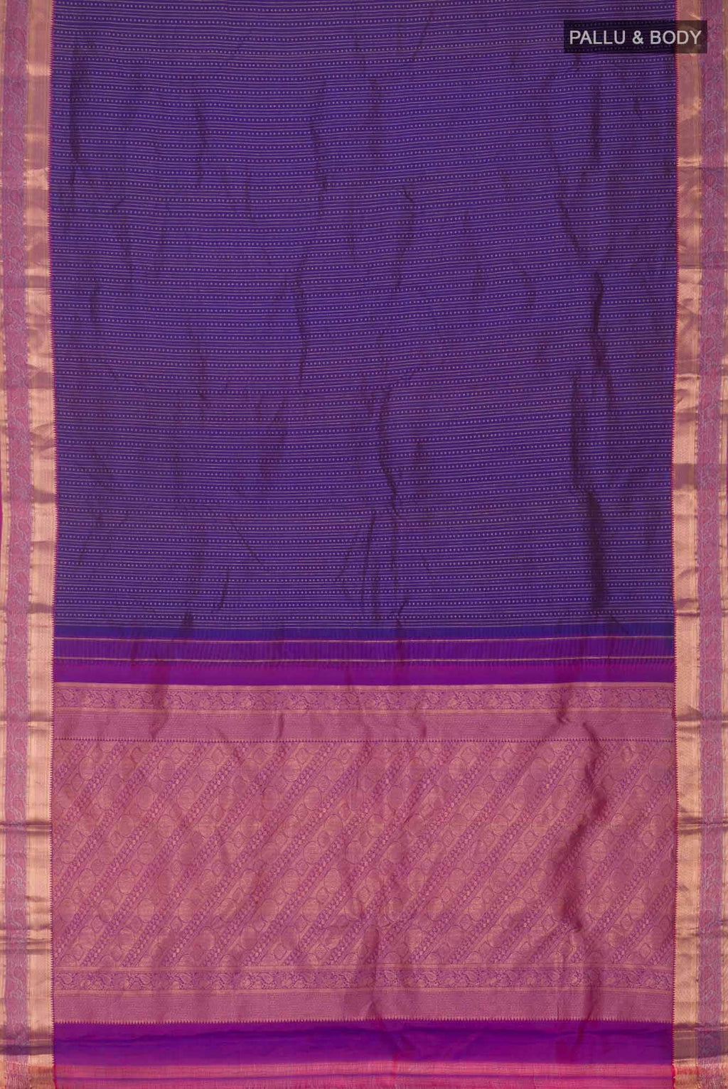 Blue Kanchipuram Silk Saree