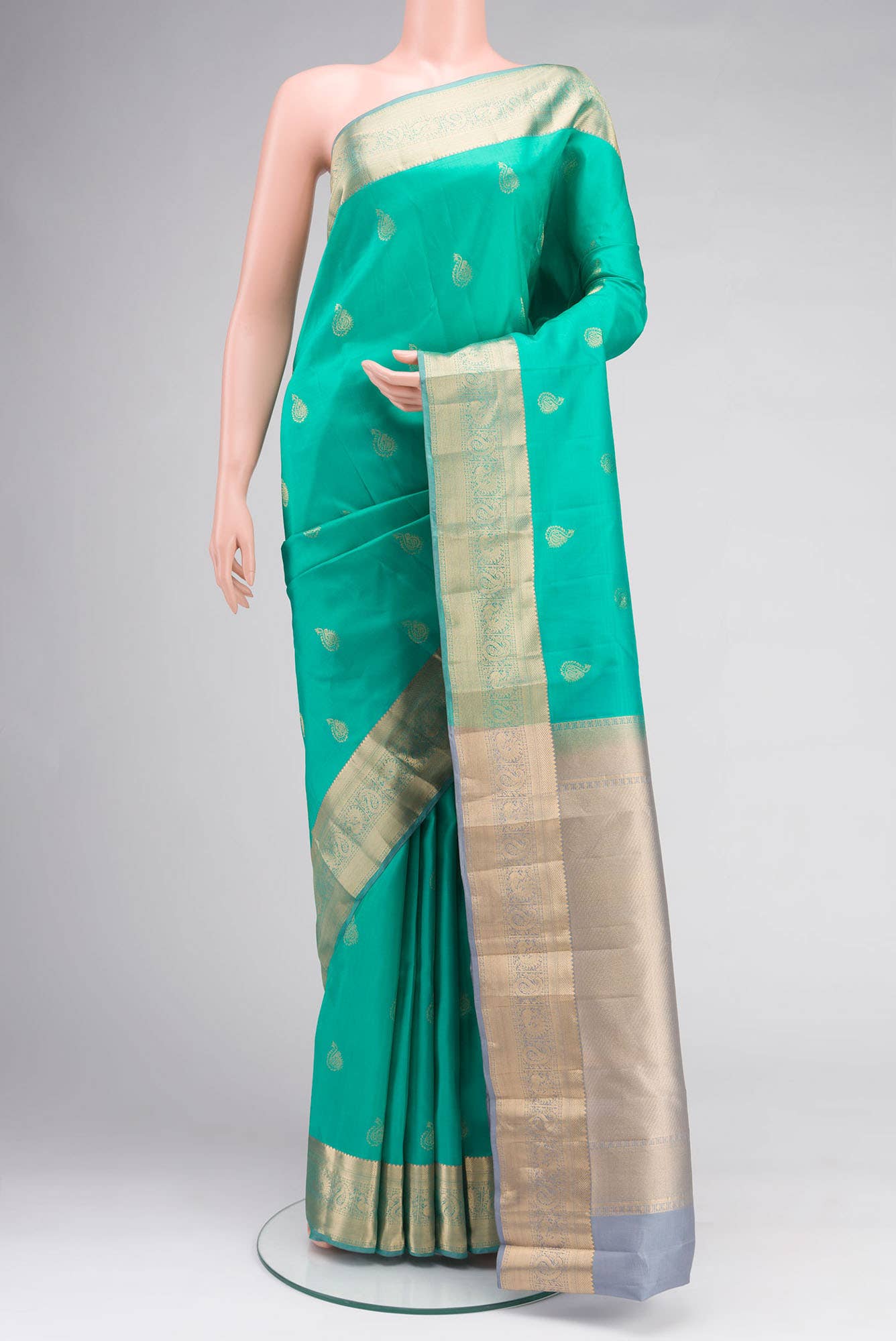 Green Kanchipuram Silk Saree