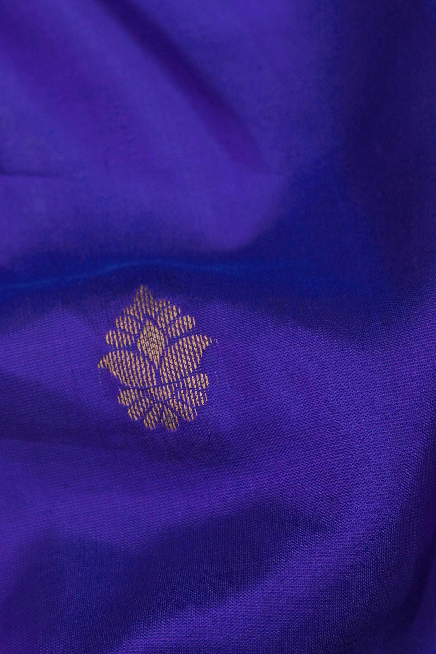 Blue Kanchipuram Silk Saree