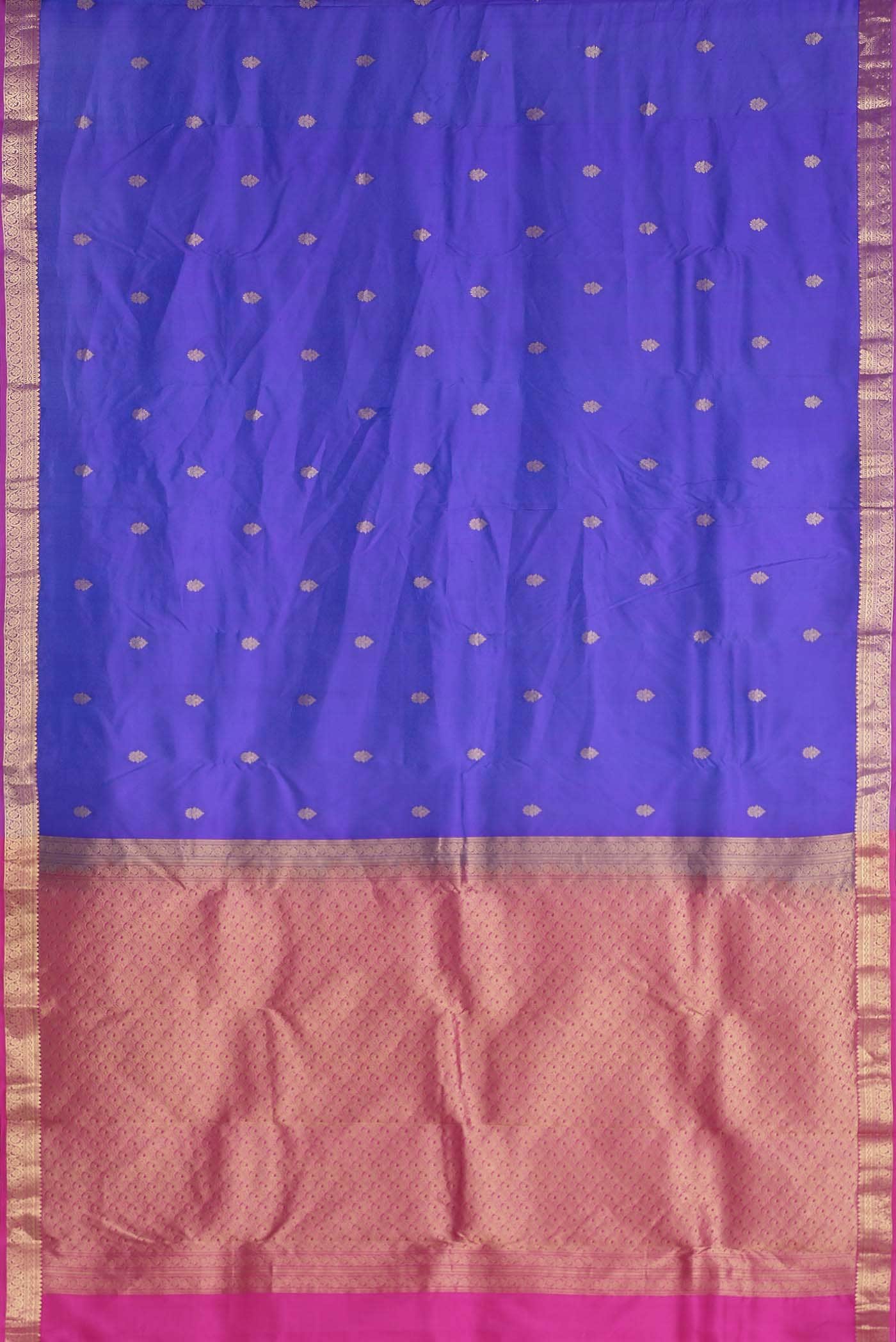 Blue Kanchipuram Silk Saree