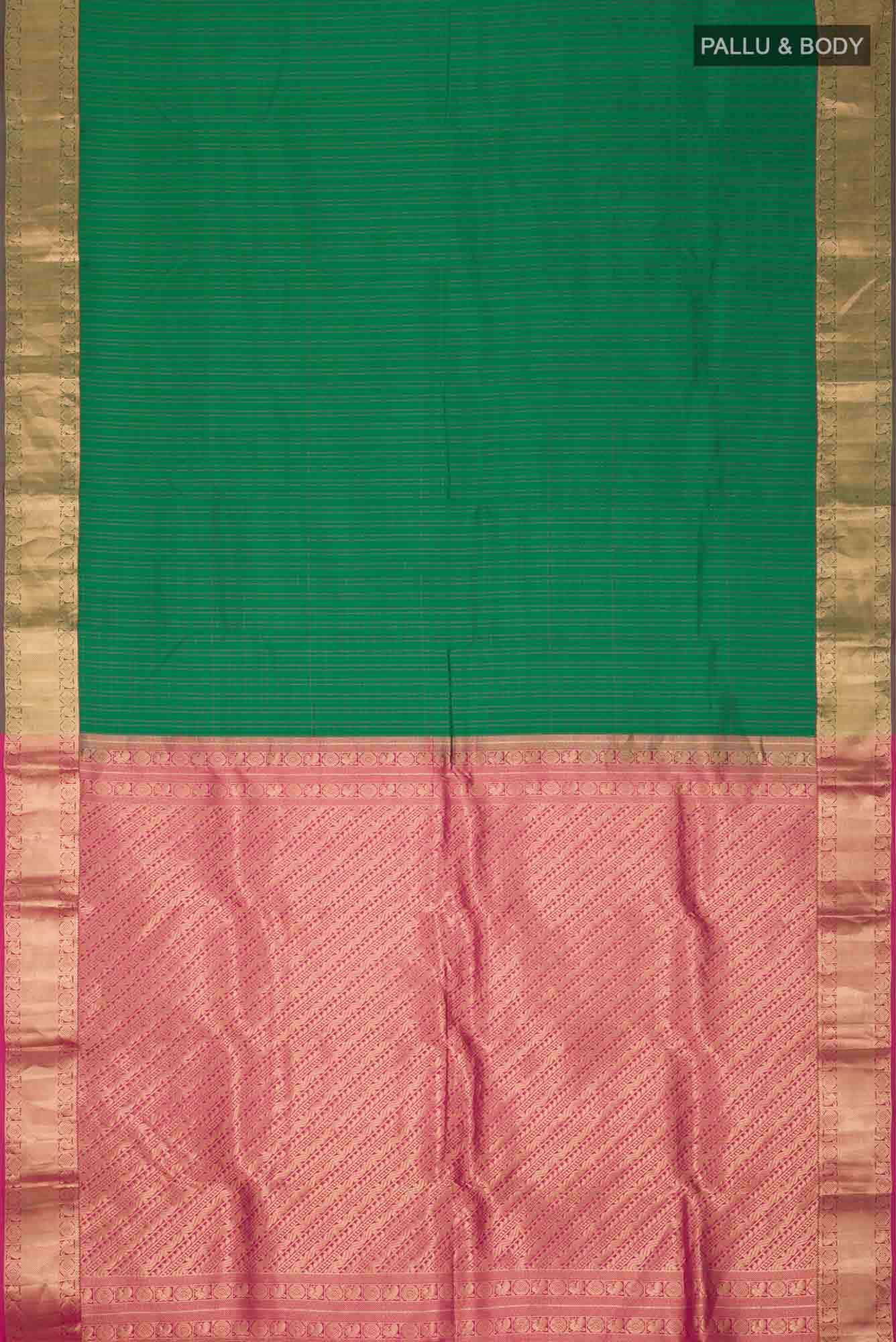 Green Kanchipuram Silk Saree