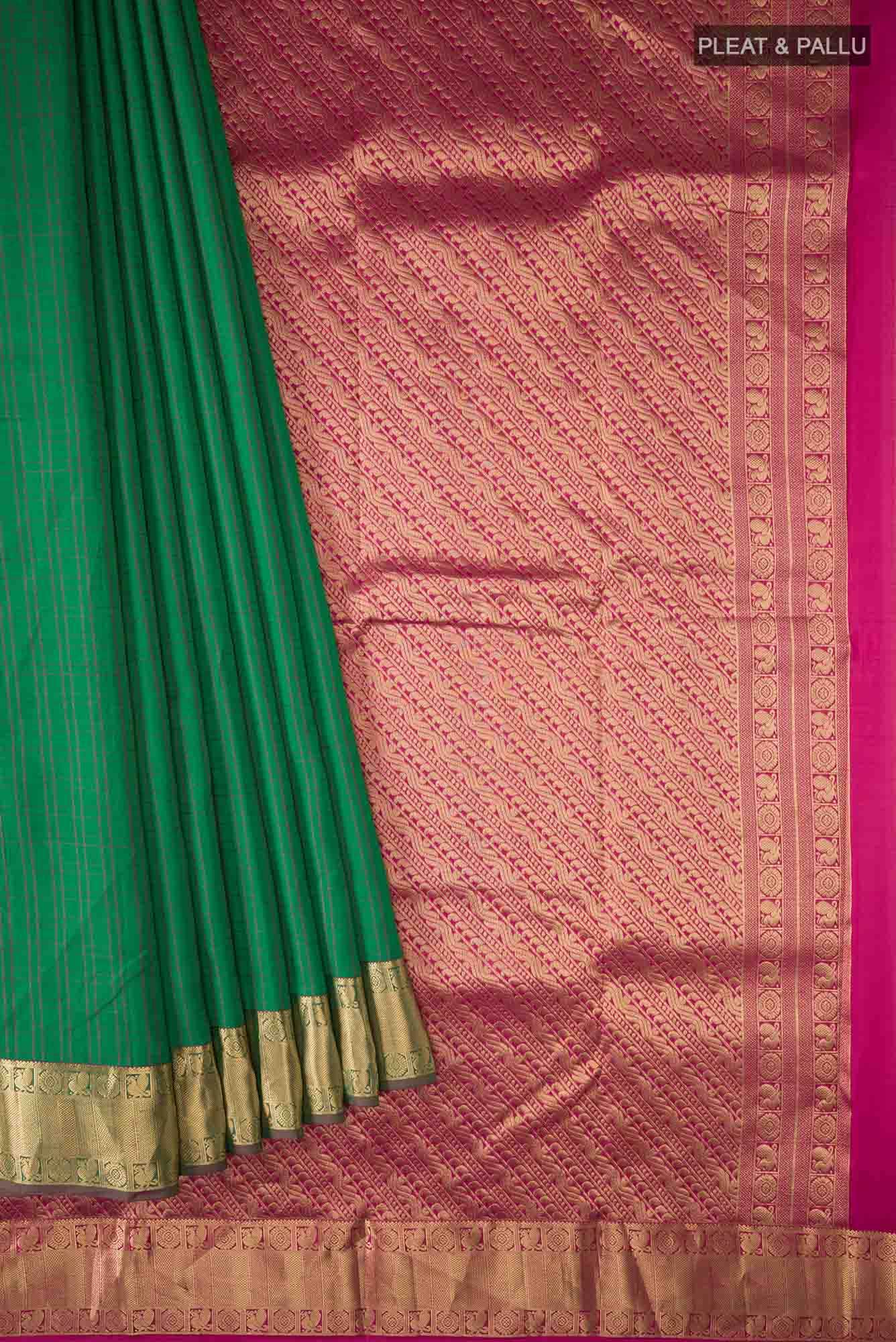 Green Kanchipuram Silk Saree