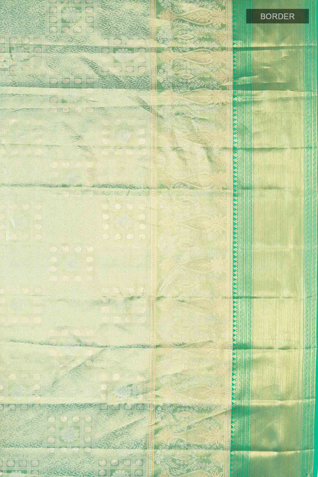 Green Kanchipuram Tissue Silk Saree
