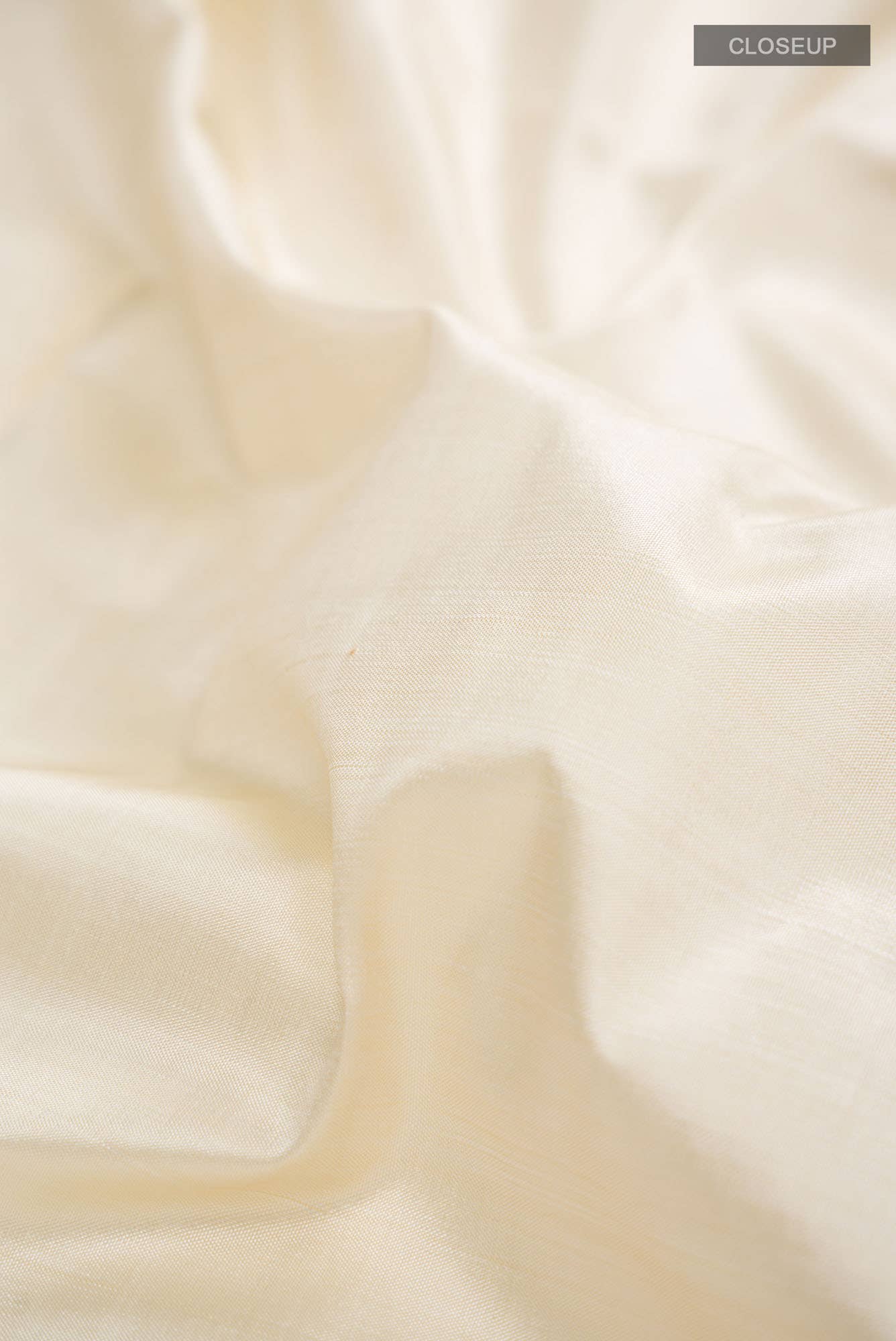 Cream Pochampally Silk Saree