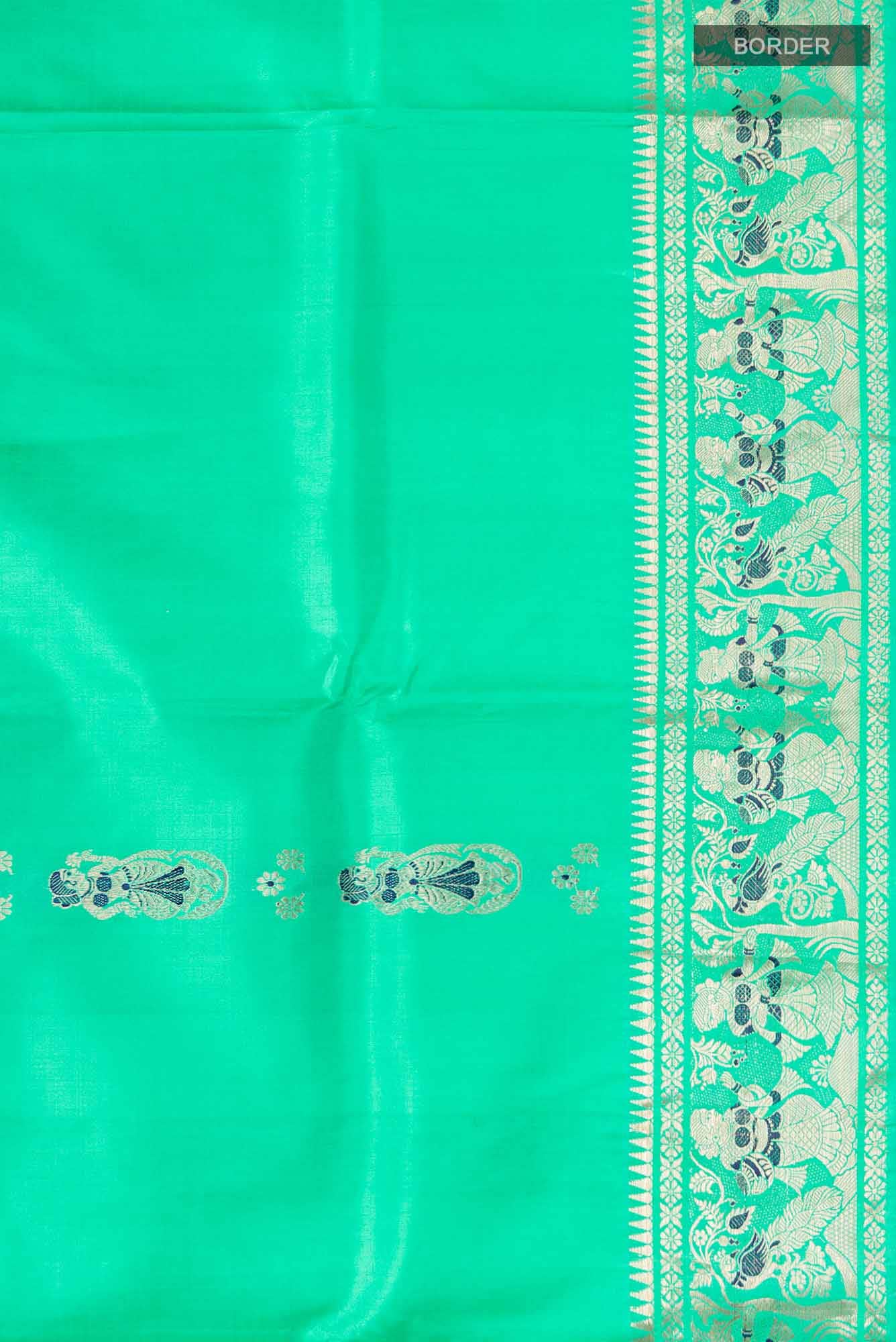 Green Baluchari Silk Saree