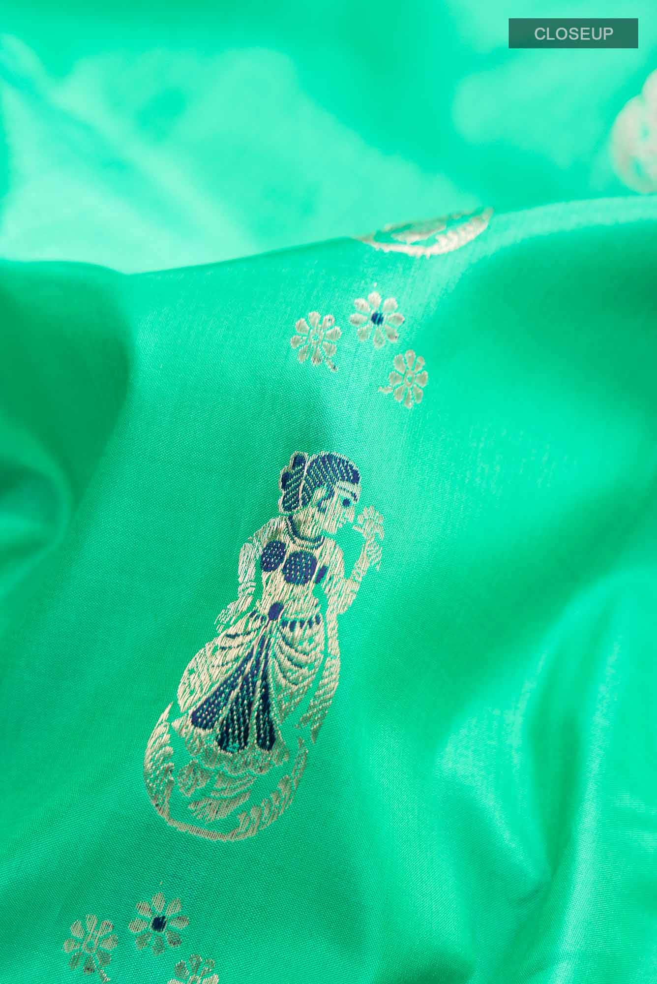 Green Baluchari Silk Saree
