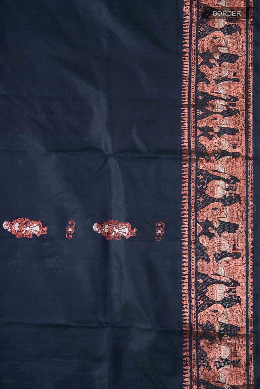 Blue Baluchari Silk Saree