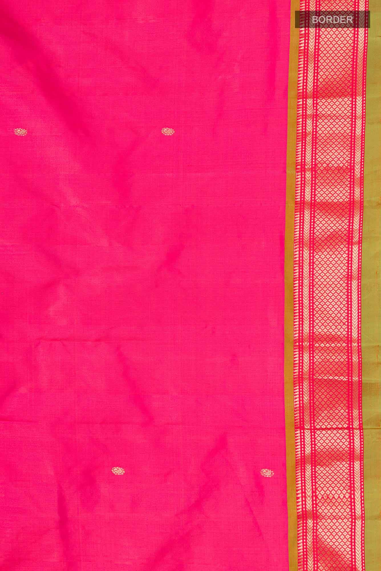 Pink Paithani Silk Saree