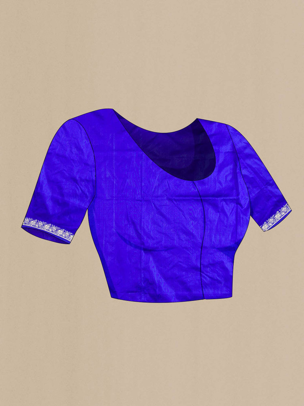 Blue Banarasi Katan Silk Saree