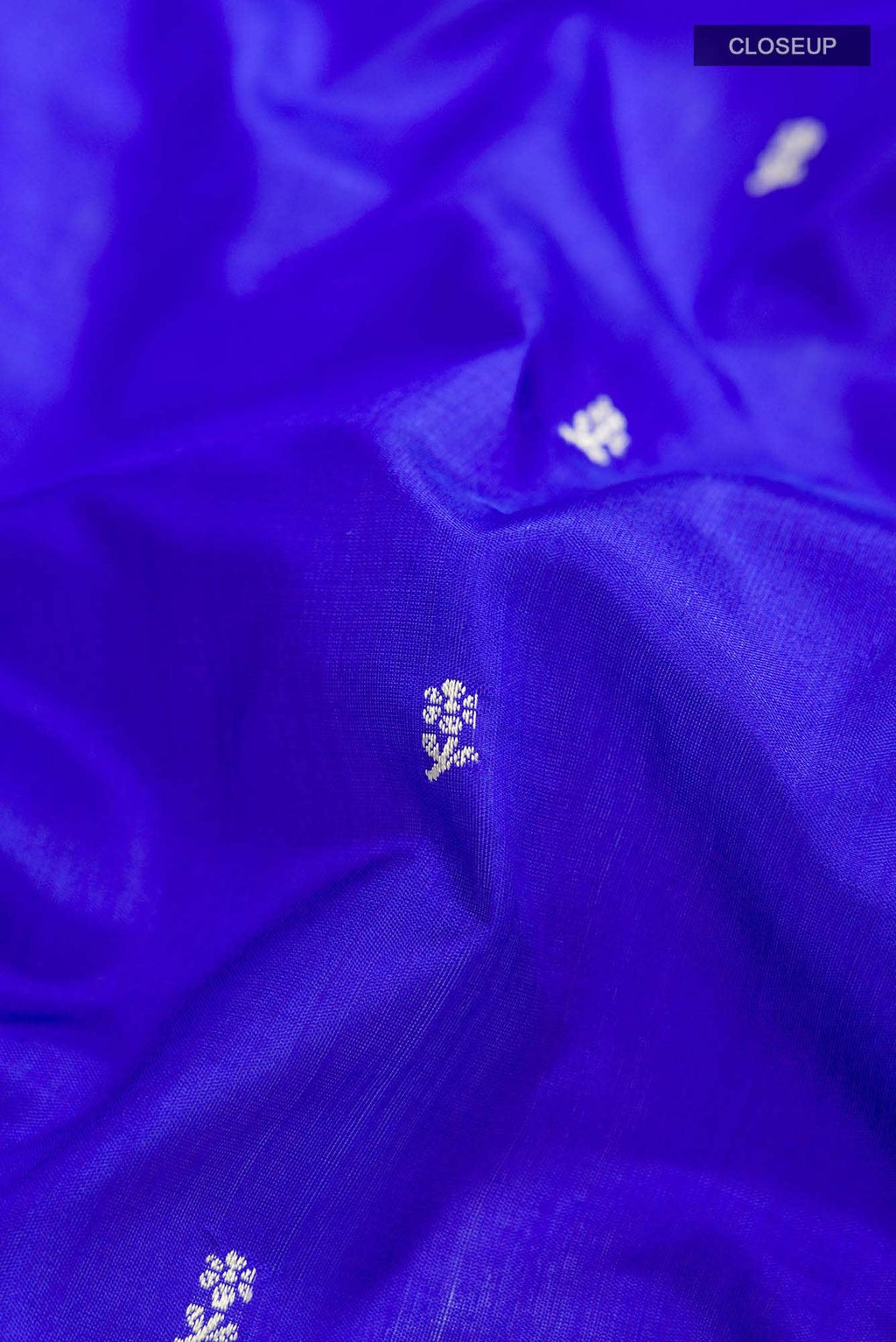 Blue Banarasi Katan Silk Saree