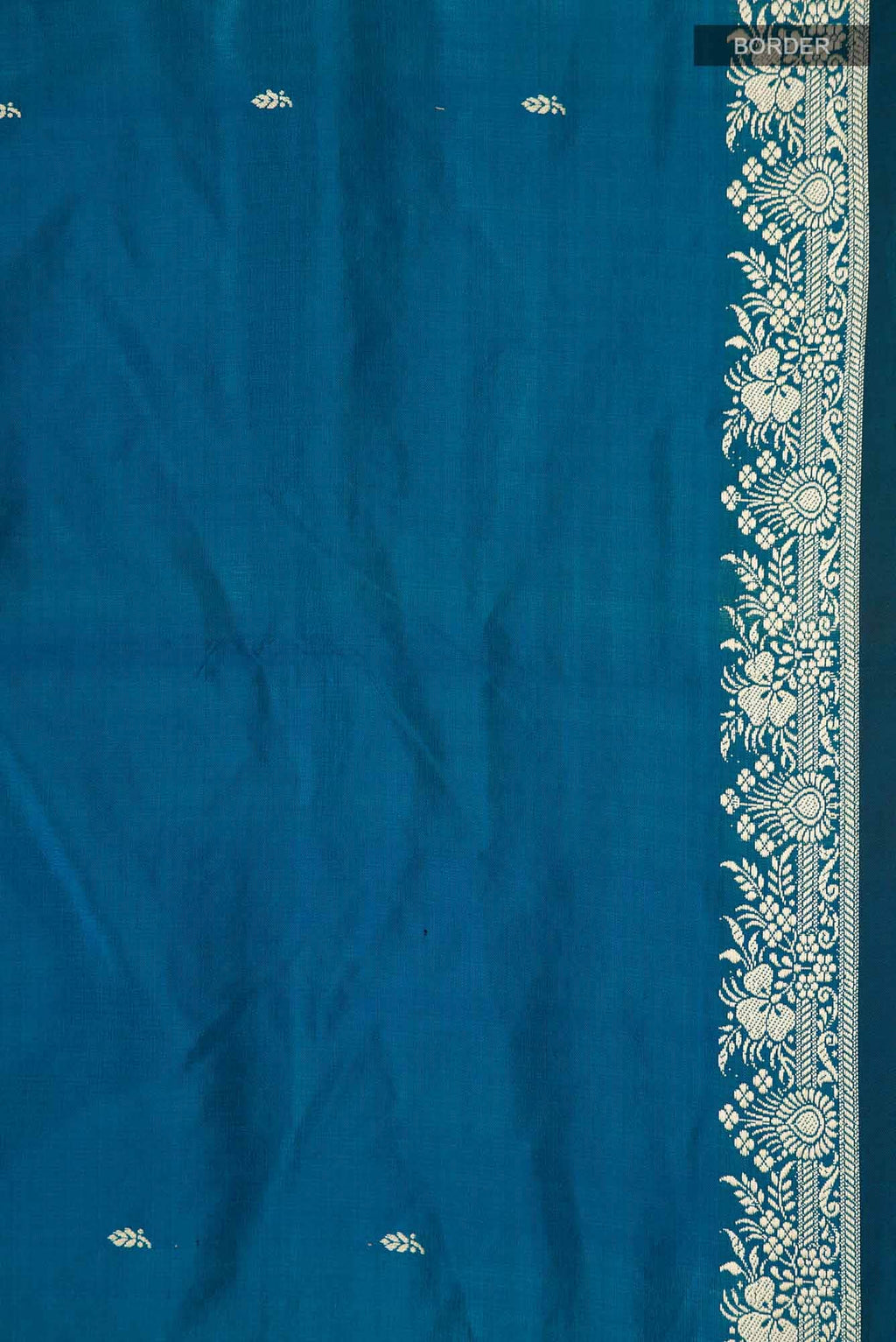 Blue Banarasi Katan Silk Saree
