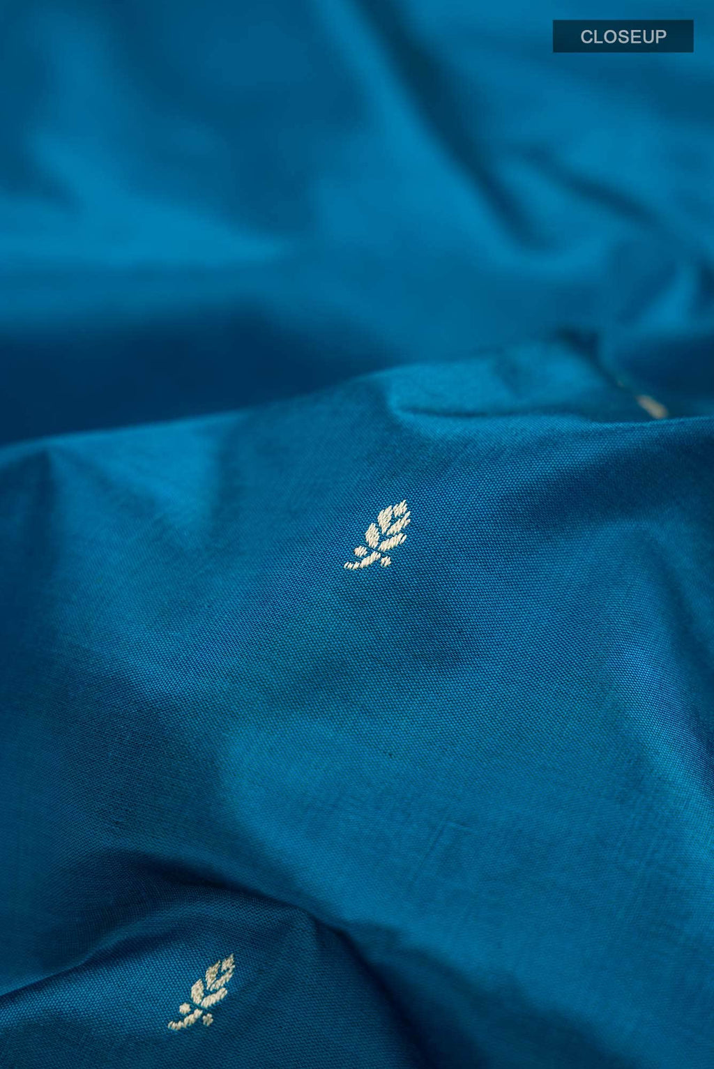 Blue Banarasi Katan Silk Saree