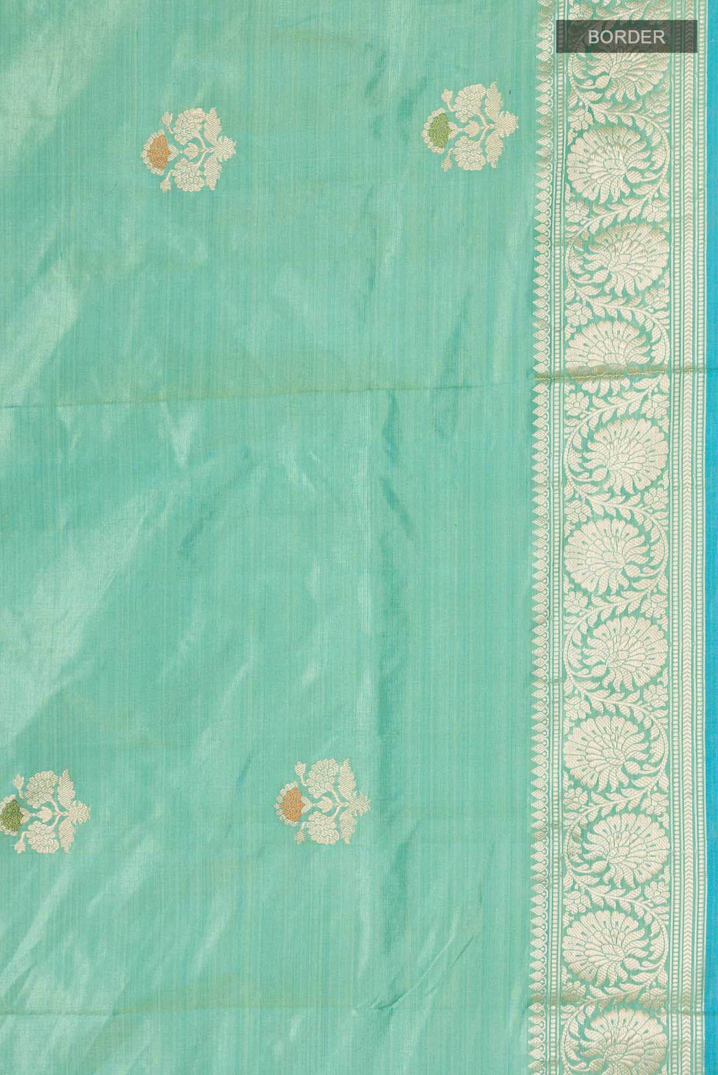 Green Banarasi Katan Silk Saree
