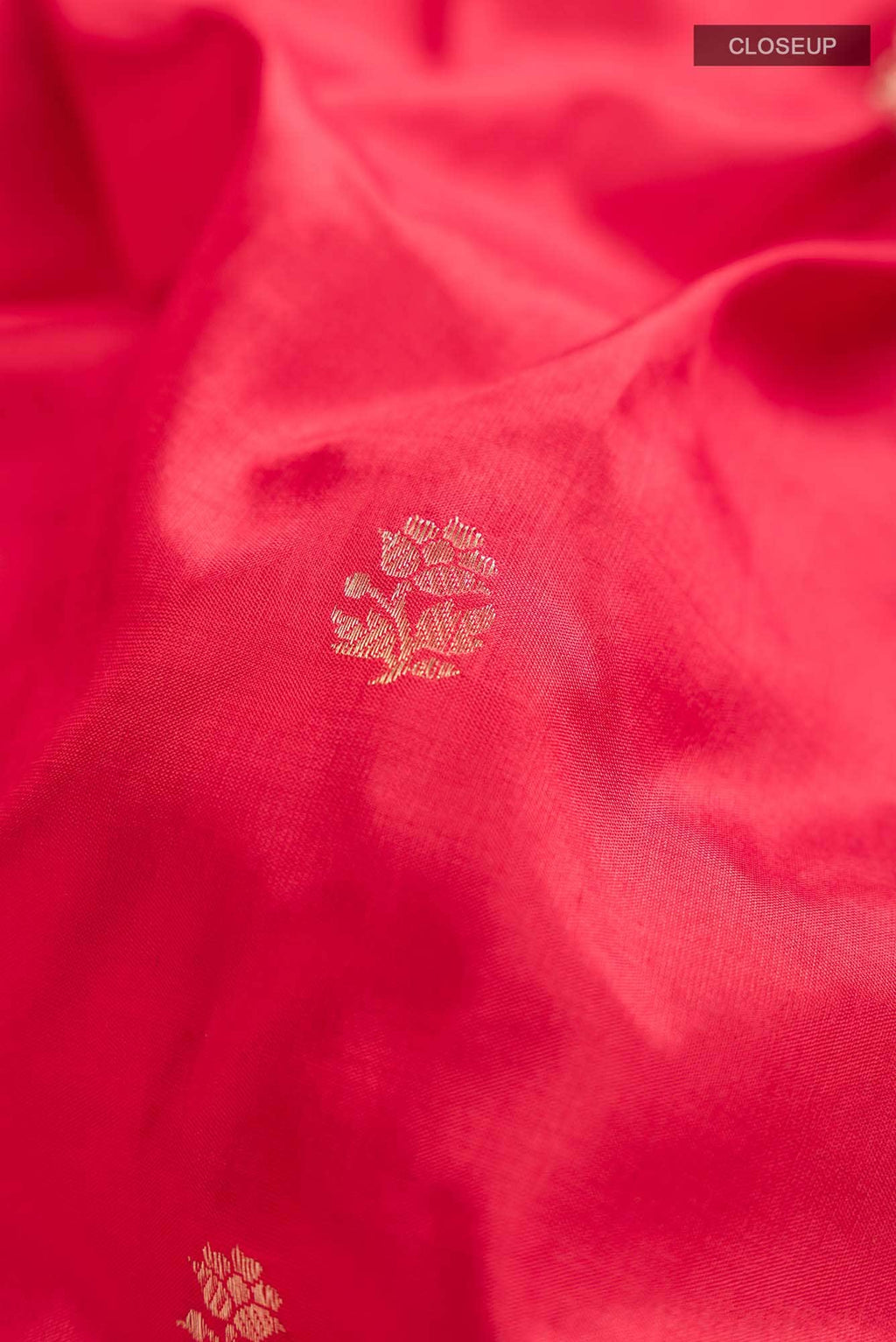 Red Banarasi Katan Silk Saree