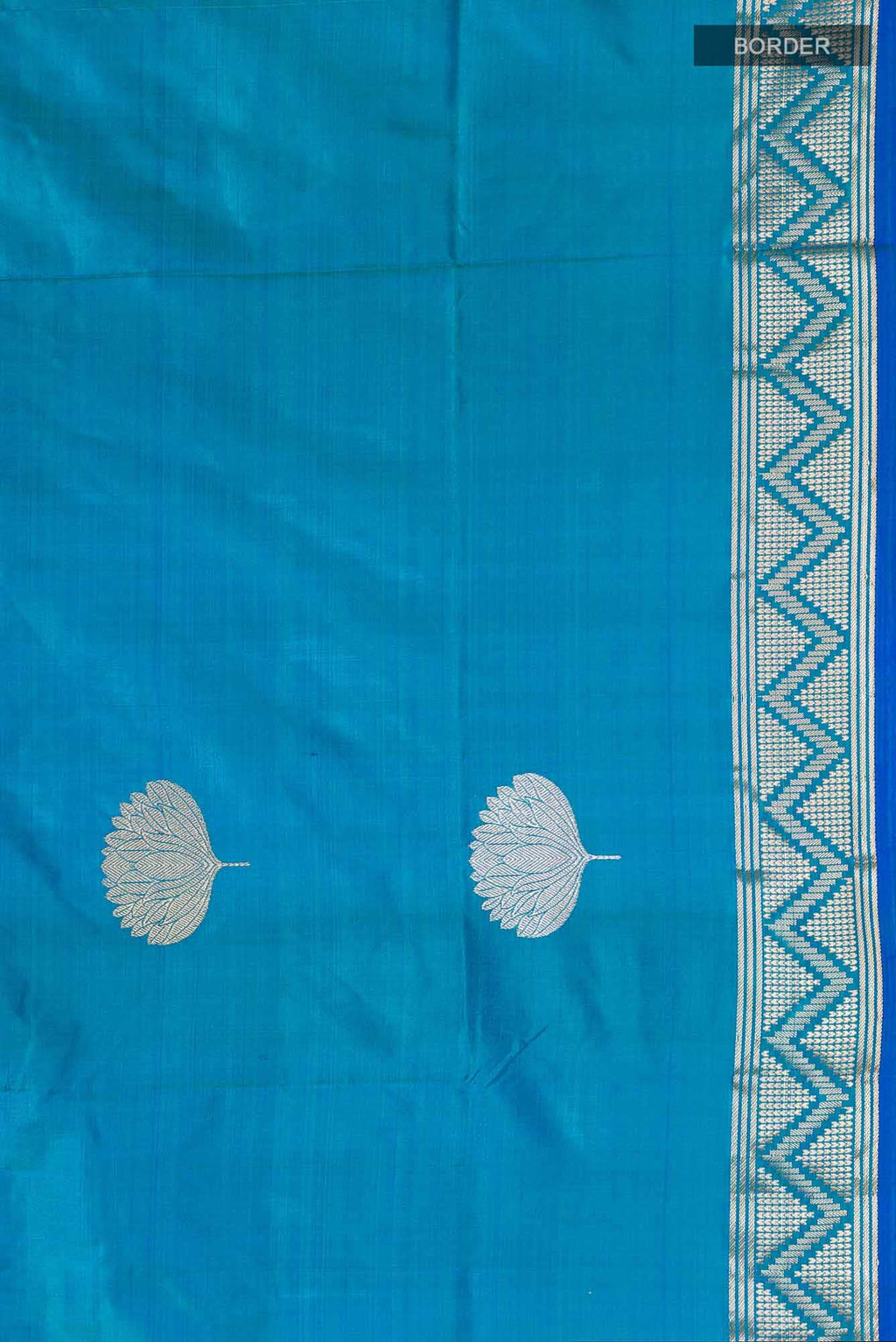 Blue Banarasi Katan Silk Saree