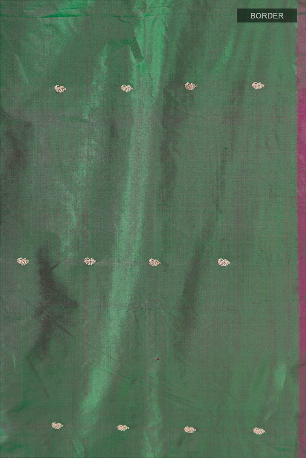 Green Banarasi Katan Silk Saree
