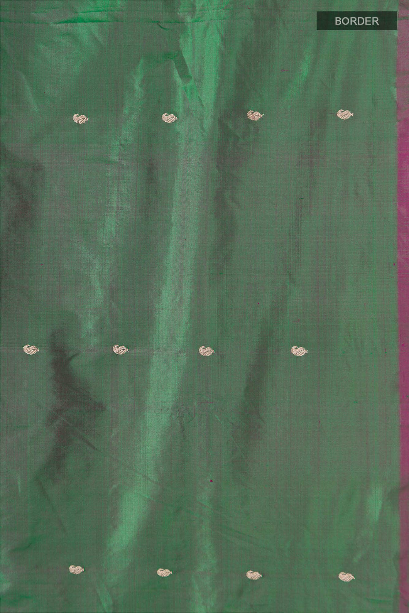 Green Banarasi Katan Silk Saree