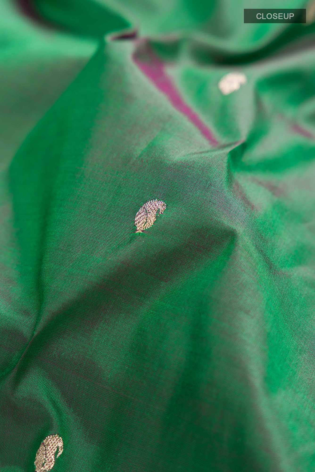 Green Banarasi Katan Silk Saree