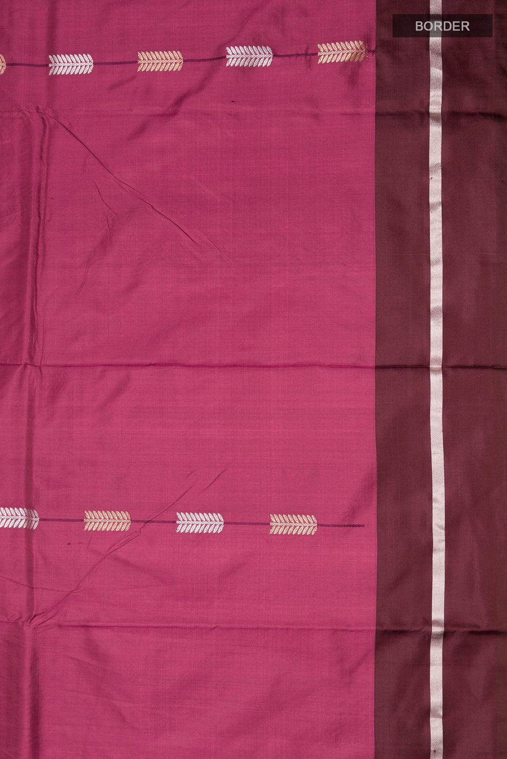 Coral Banarasi Katan Silk Saree