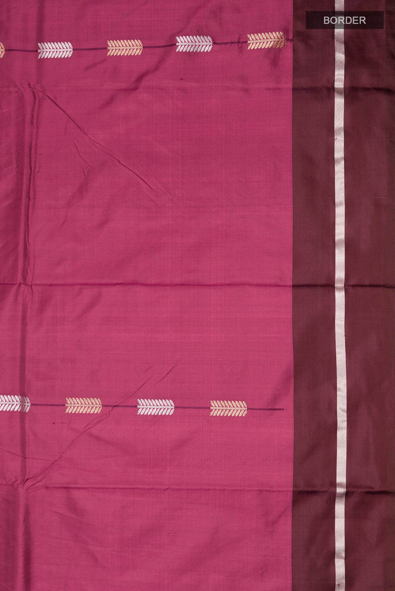Coral Banarasi Katan Silk Saree