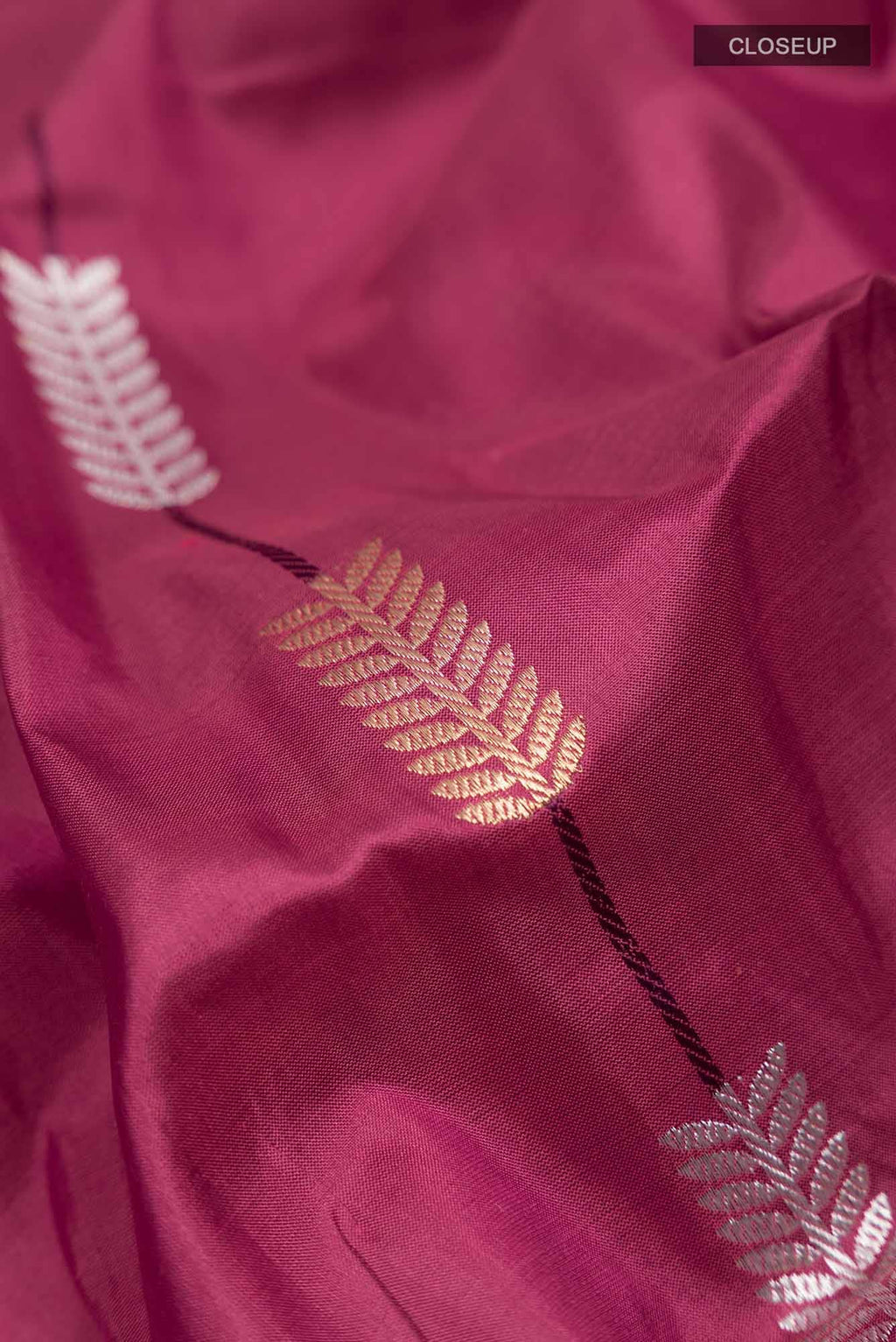 Coral Banarasi Katan Silk Saree