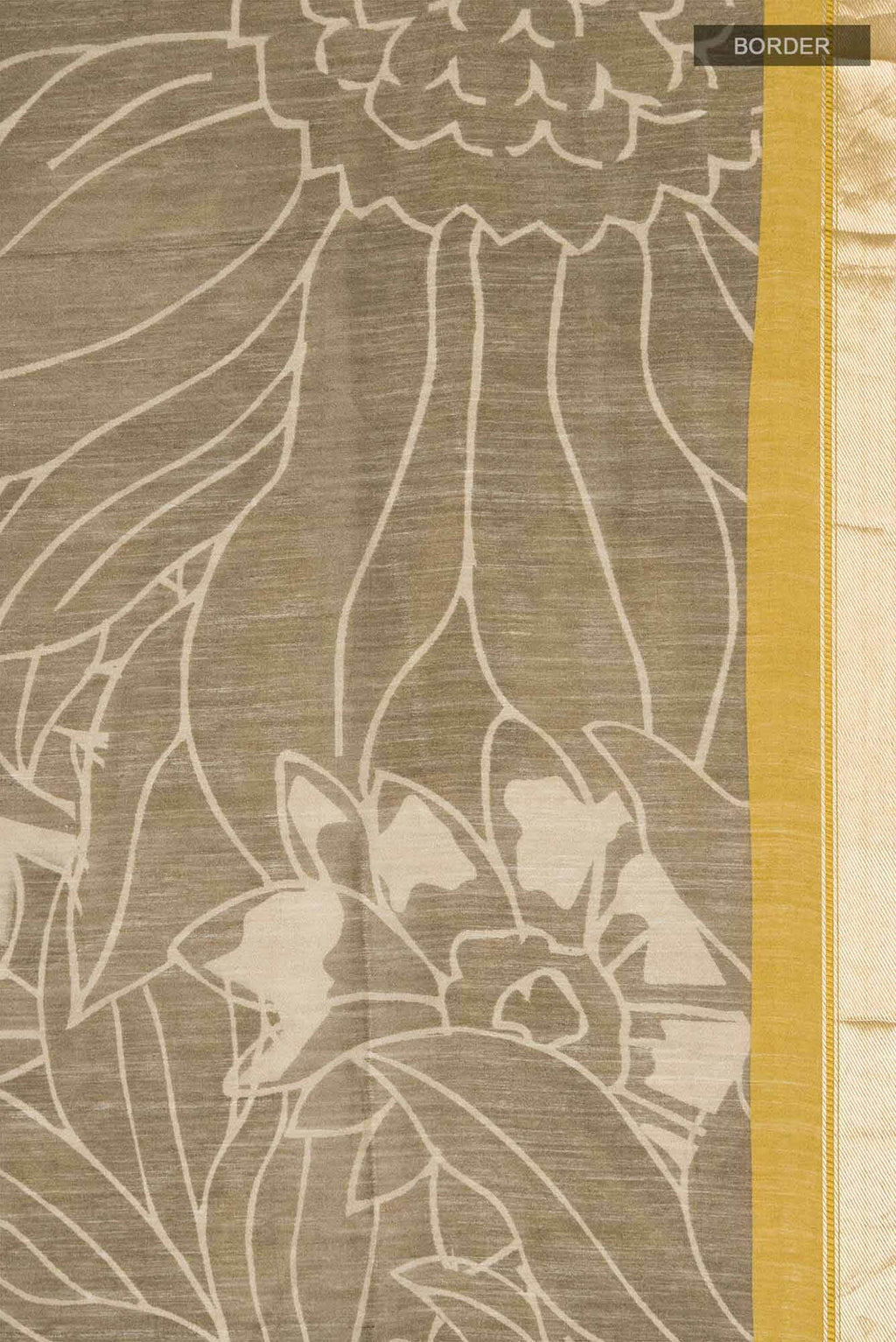Green Bhagalpuri Tussar Silk Saree