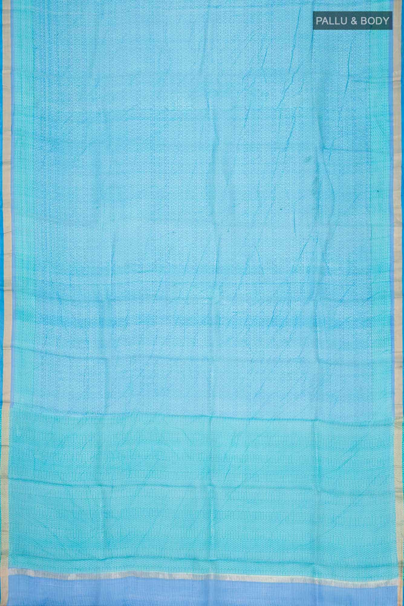 Blue Kota Silk Saree
