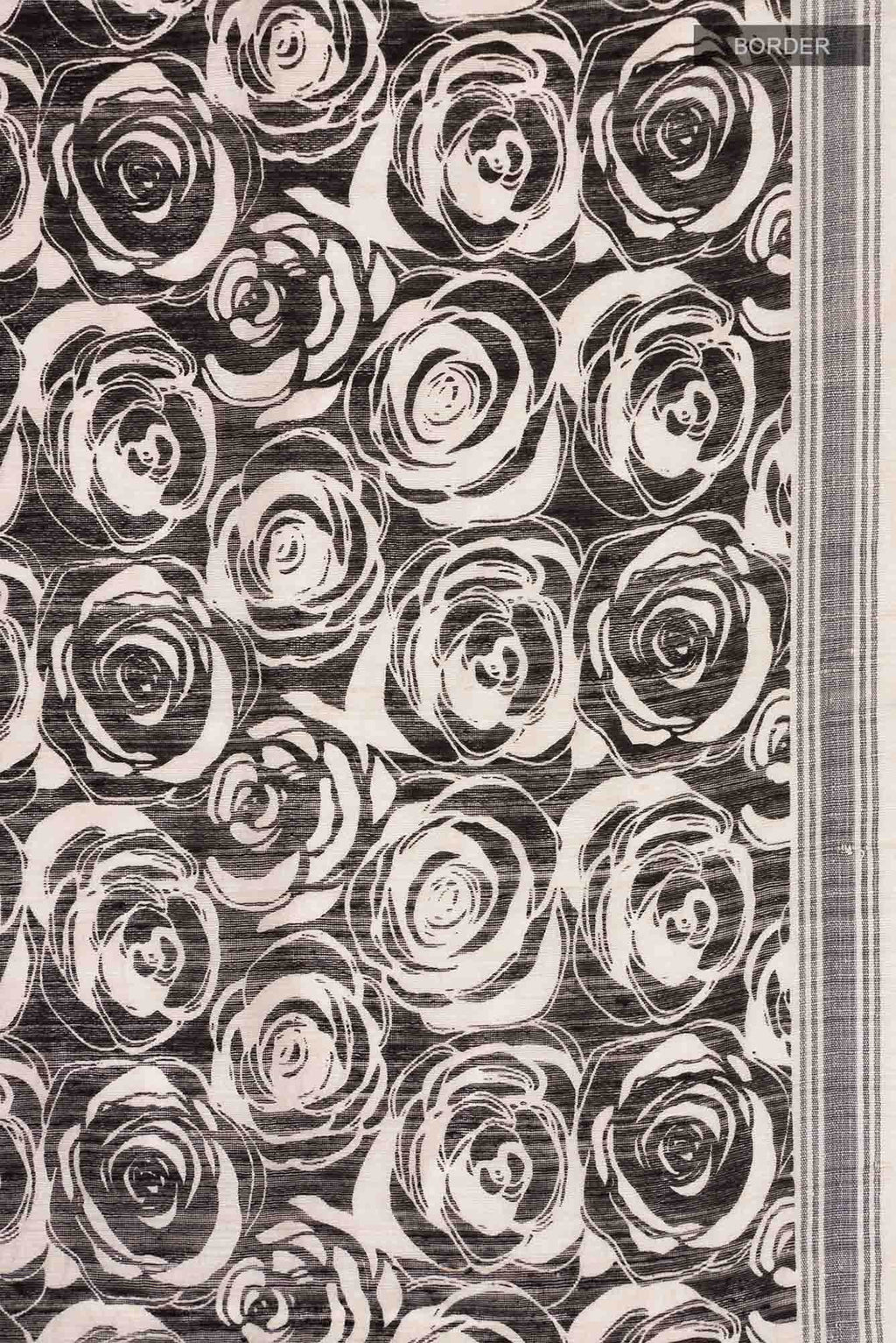 Black Bhagalpuri Tussar Silk Saree