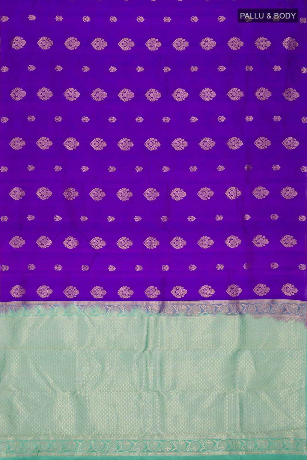 Blue Kanchipuram Silk Saree